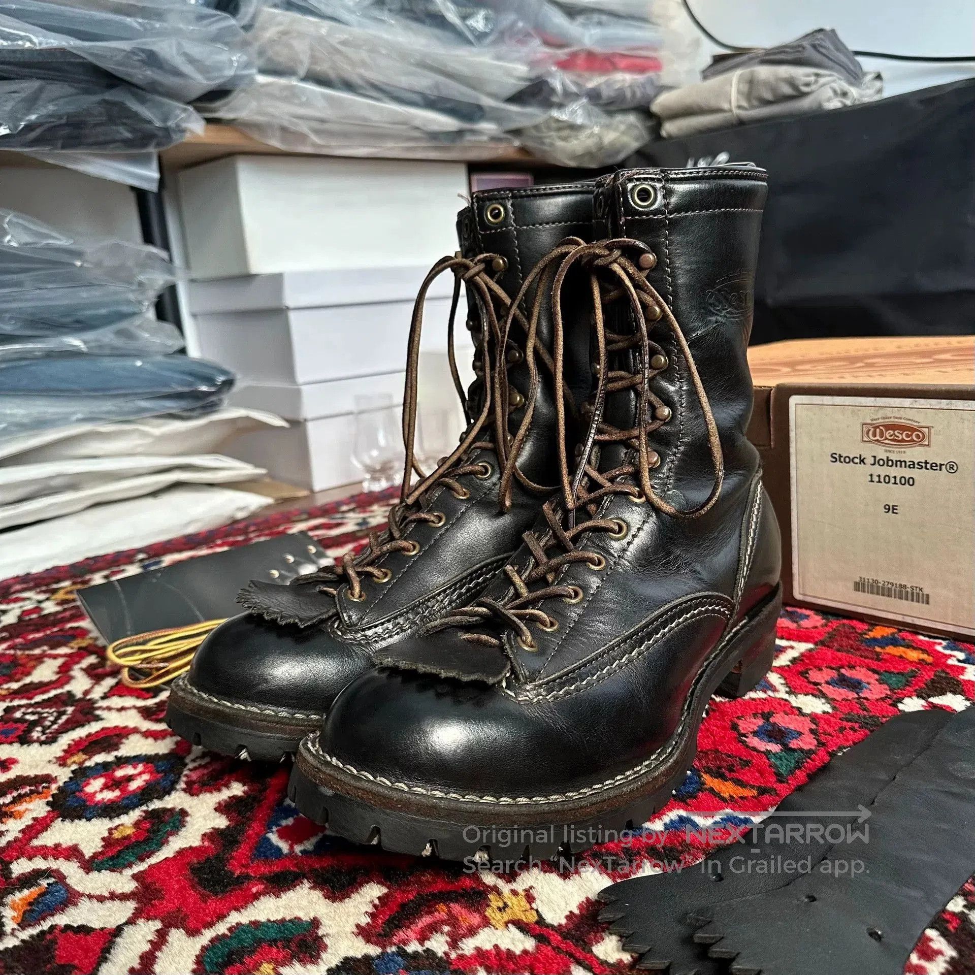 WESCO Wesco Jobmaster Short Face Boots. Size US 9 / EU 42 - 1 Thumbnail