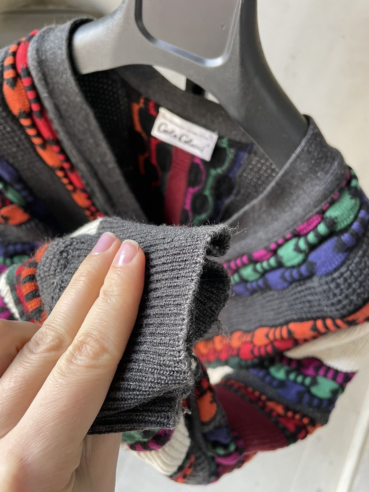 Carlo Colucci × Coogi × Missoni Carlo Colucci Cardigan Coogi/Missoni Style Sweater Y2K 90s Size US M / EU 48-50 / 2 - 13 Thumbnail
