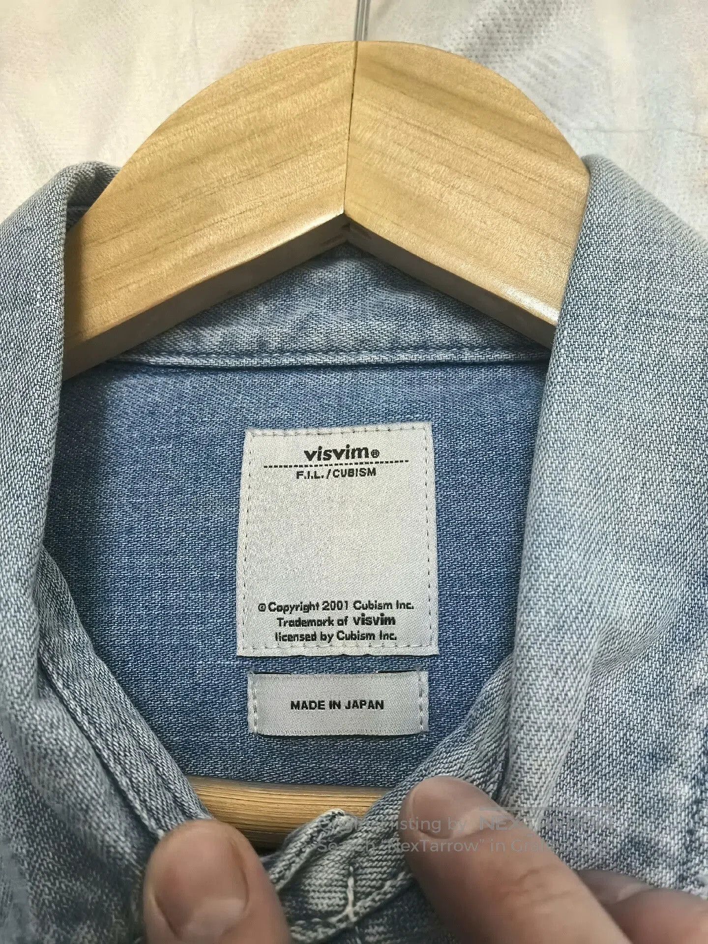 Visvim Visvim Light Blue Denim Shirt. Size US L / EU 52-54 / 3 - 5 Thumbnail