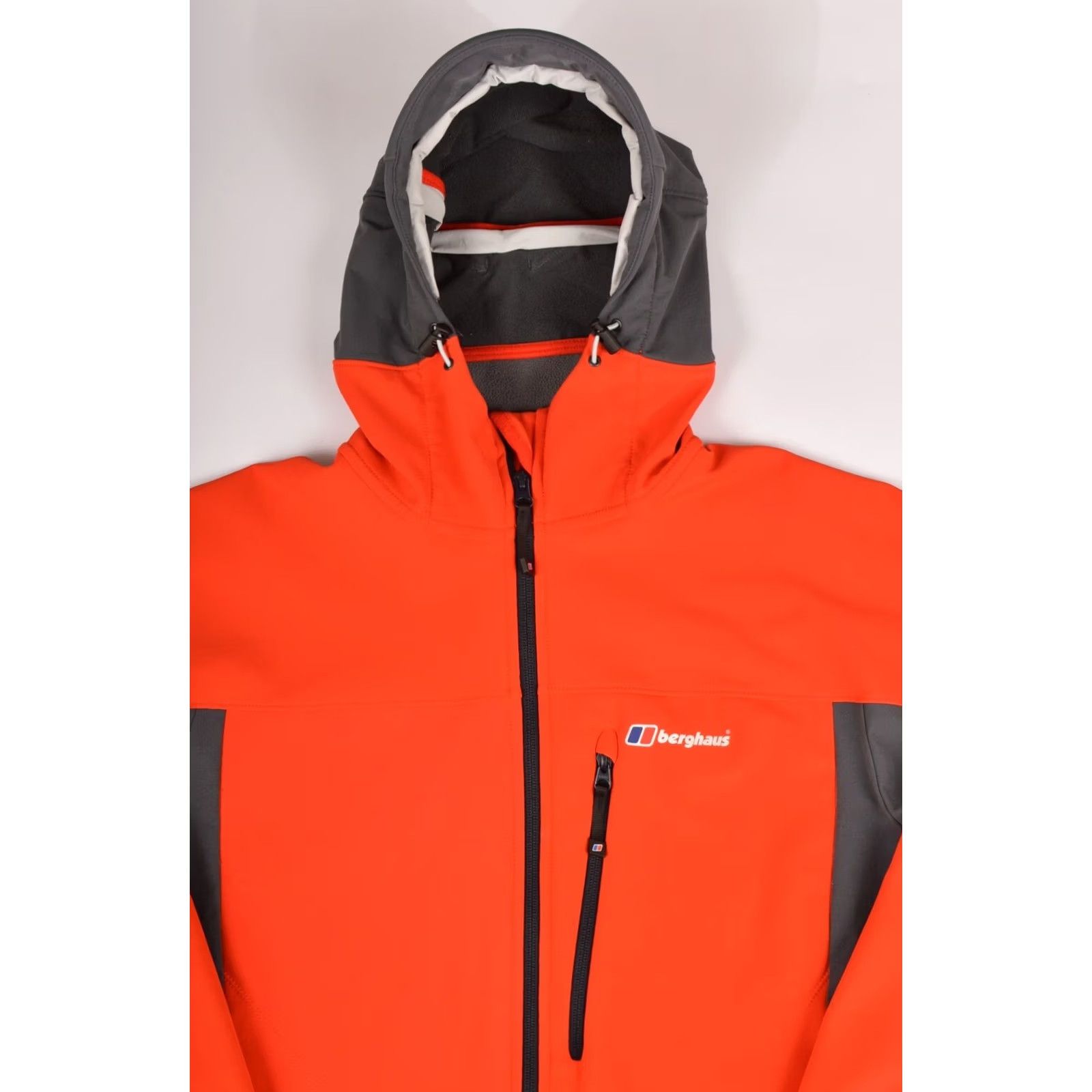 Berghaus Berghaus Extrem Jorasse Full-Zip Hooded Softshell Jacket Men L Red 20047 Nylon Elastane Windbreaker Size L Size US L / EU 52-54 / 3 - 2 Thumbnail
