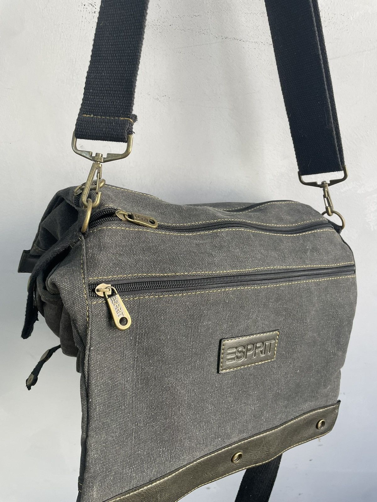 Diesel Messenger bag canvas diesel style army style y2k Size ONE SIZE - 6 Thumbnail