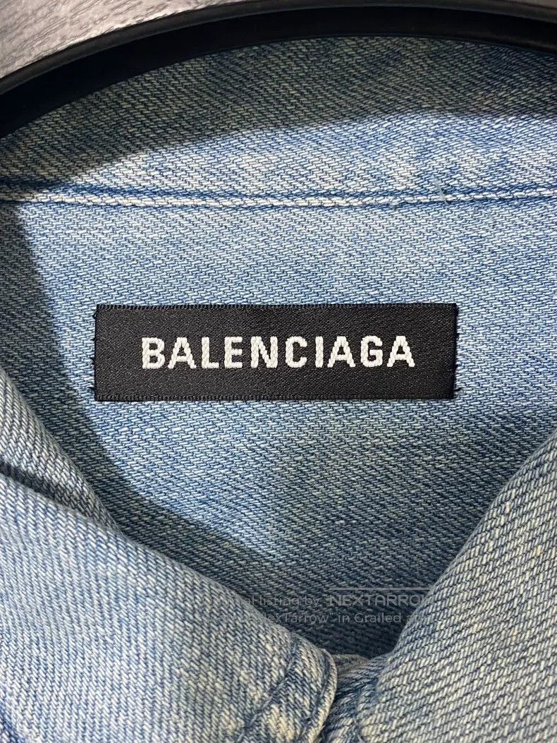 Balenciaga Balenciaga size 41 Fake Two-Piece Shirt Size US S / EU 44-46 / 1 - 3 Thumbnail