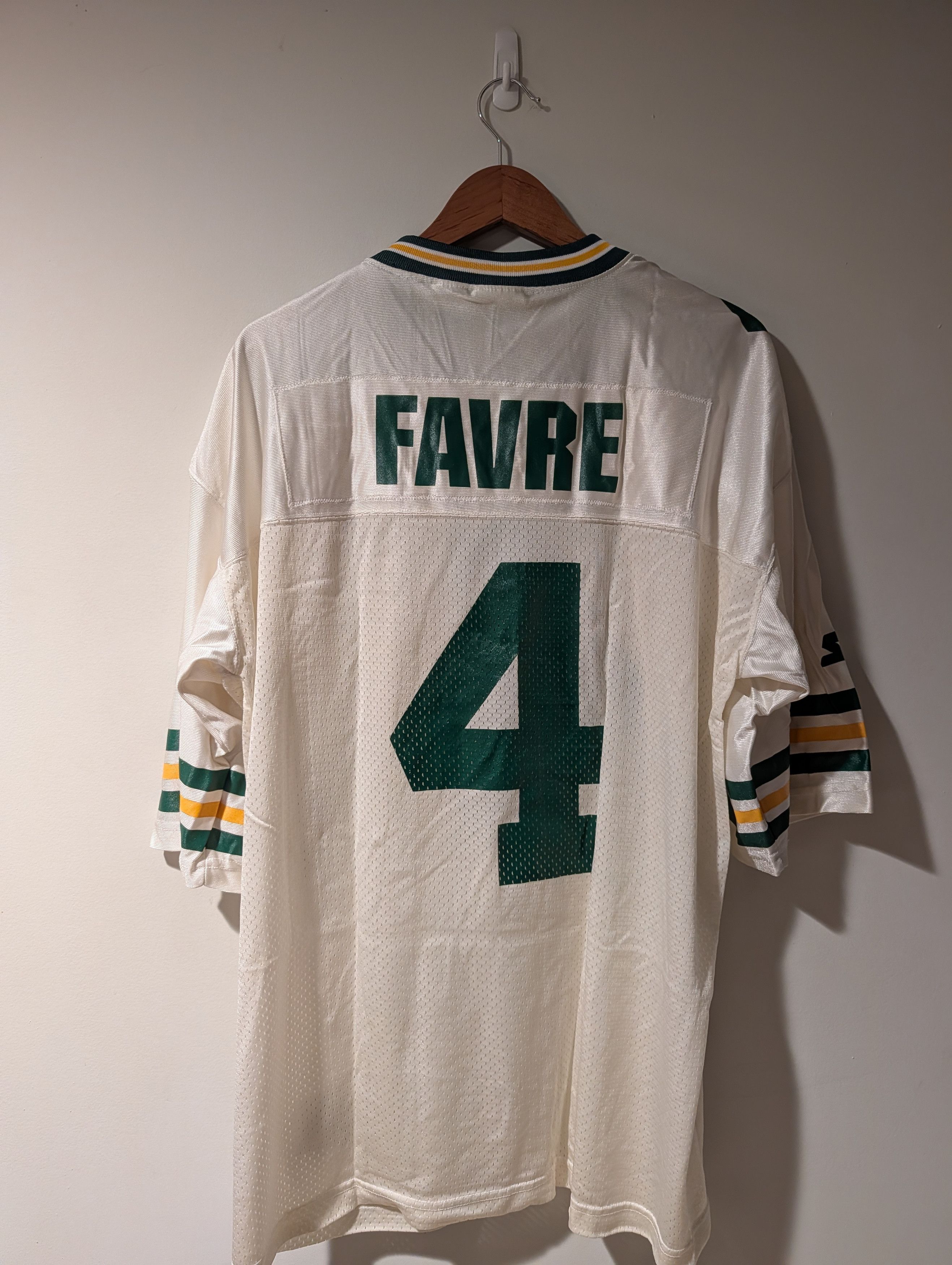 Starter Vintage 90s Starter Green Bay Packers Favre NFL Jersey XL Size US XL / EU 56 / 4 - 1 Thumbnail
