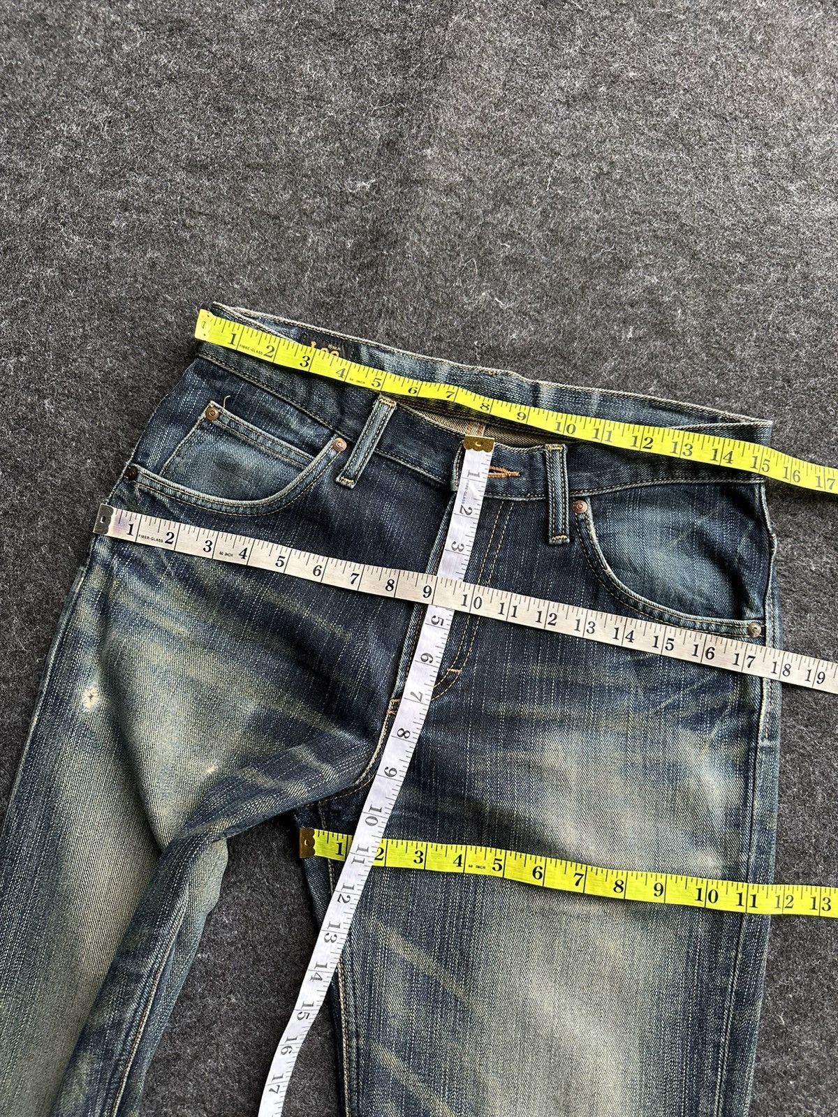 Lee Lee Riders Stone Washed Vintage Denim 29x32 D413 Size US 29 - 8 Thumbnail