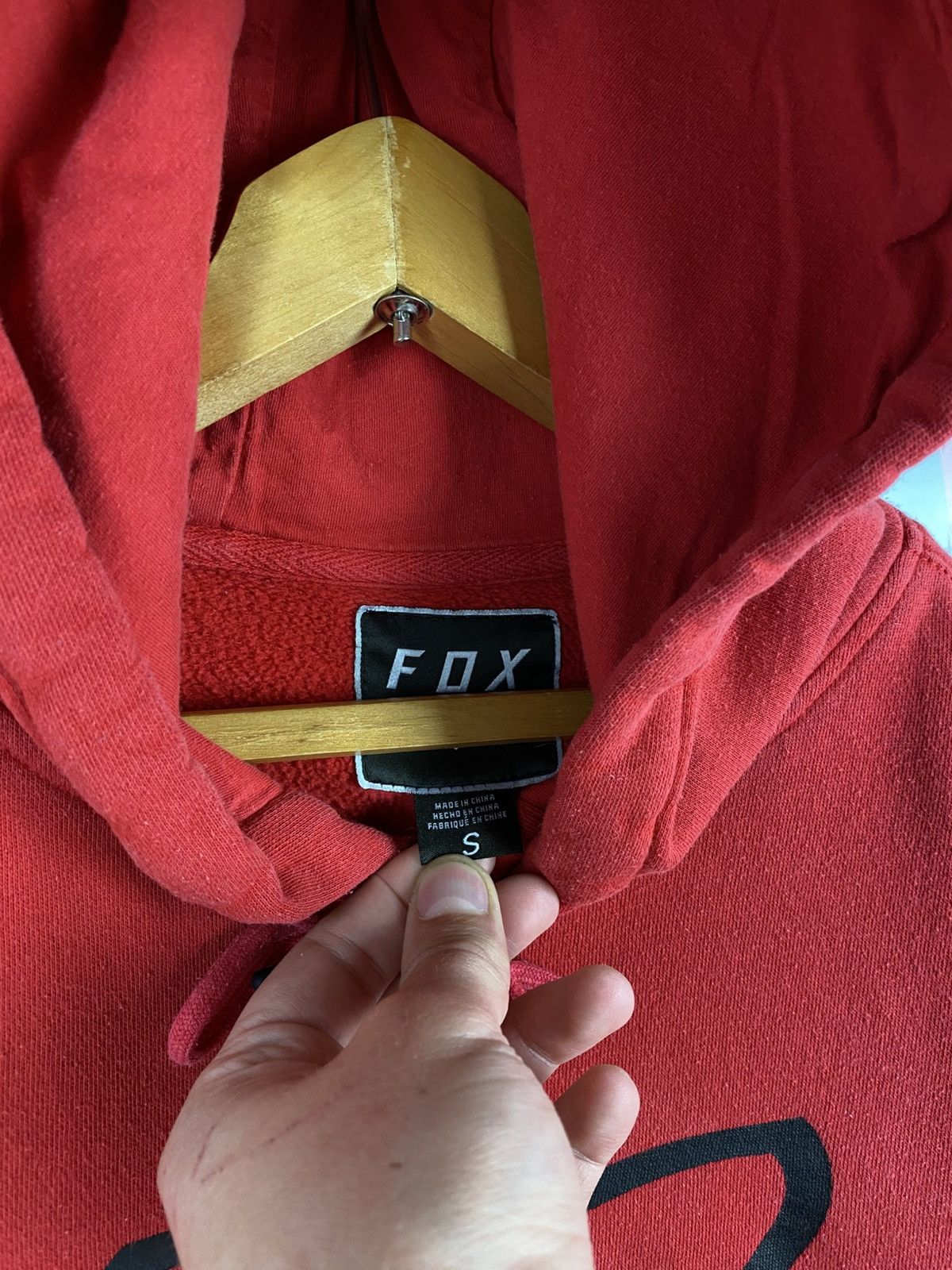 Fox Racing Vintage Hoodie Fox Racing Red Graphic Big Print F1 Formula Size US M / EU 48-50 / 2 - 4 Thumbnail