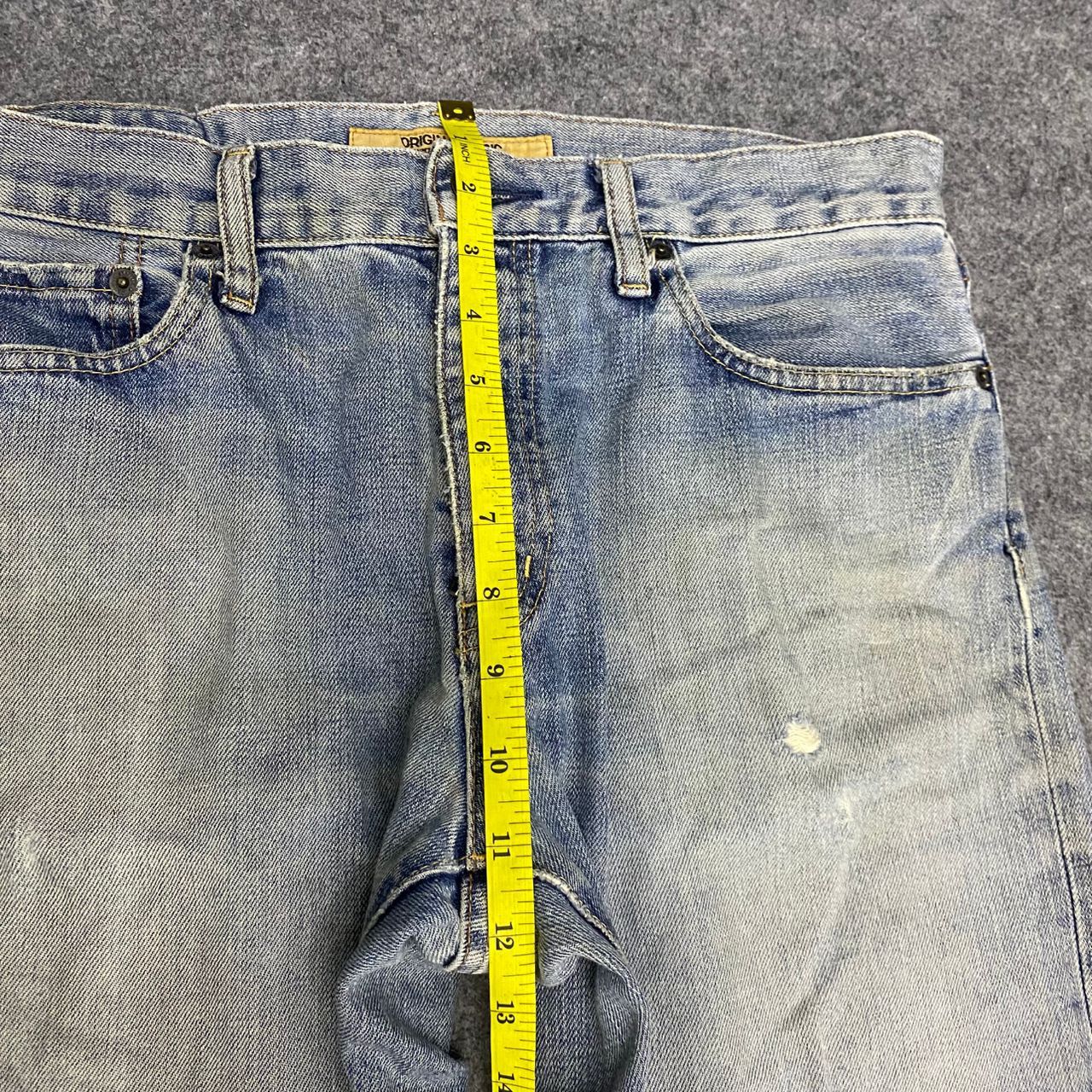 Japanese Brand Vintage Uniqlo Distressed Denim Kurt Cobain Style Size US 32 / EU 48 - 6 Thumbnail