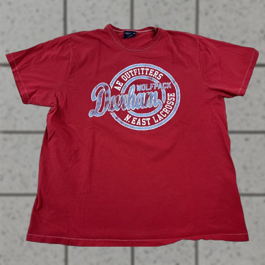 American Eagle Outfitters VINTAGE American Eagle Outfitters Durham Wolfpack Lacrosse Red T Shirt Mens L Red Wolfpack Lacrosse T-Shirt 90s? Size US L / EU 52-54 / 3 - 1 Thumbnail