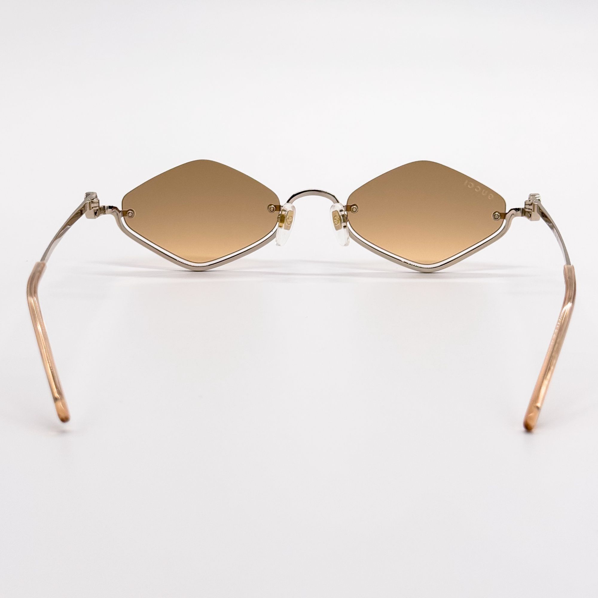 Gucci NEW GUCCI SUNGLASSES GOLD WOMEN GEOMETRIC EYEWEAR GUCCI GG16 Size ONE SIZE - 7 Thumbnail