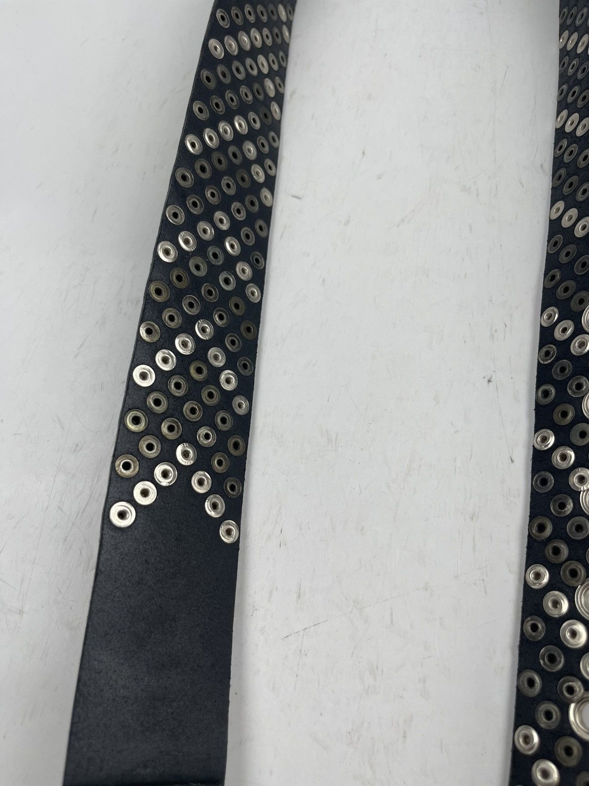 Other punk style studded leather belt tc36 Size 34 - 9 Thumbnail