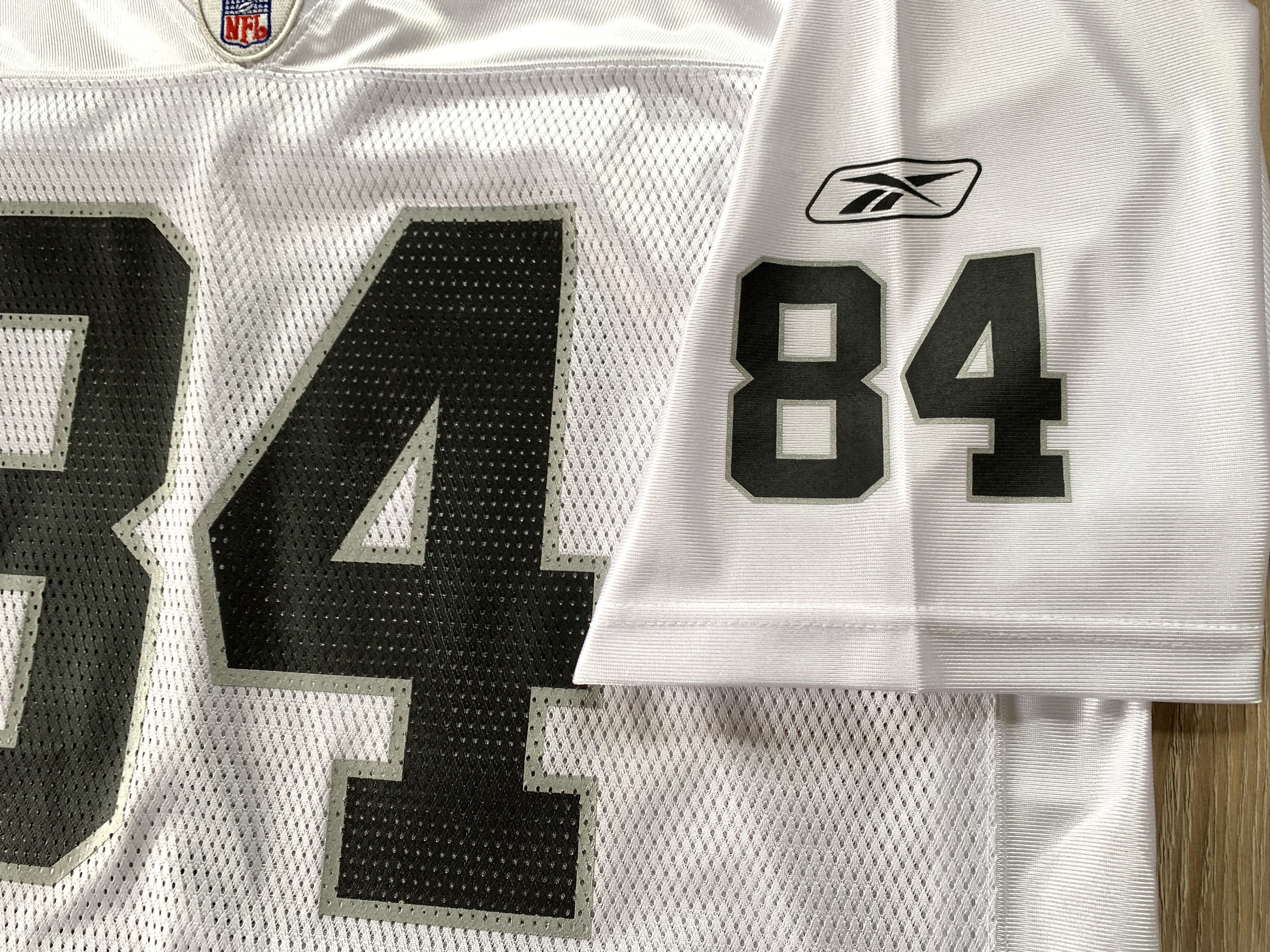 NFL × Reebok × Vintage Rare Reebok NFL Oakland Raiders Jerry Porter #84 Jersey Size US XL / EU 56 / 4 - 7 Thumbnail