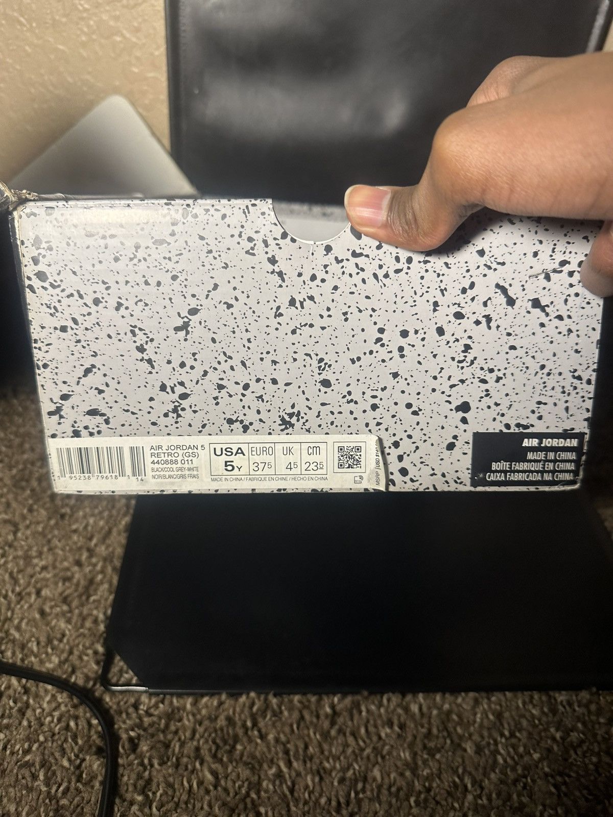 Jordan Brand Jordan 5 (GS) Oreo Size US 5 / EU 37 - 6 Thumbnail
