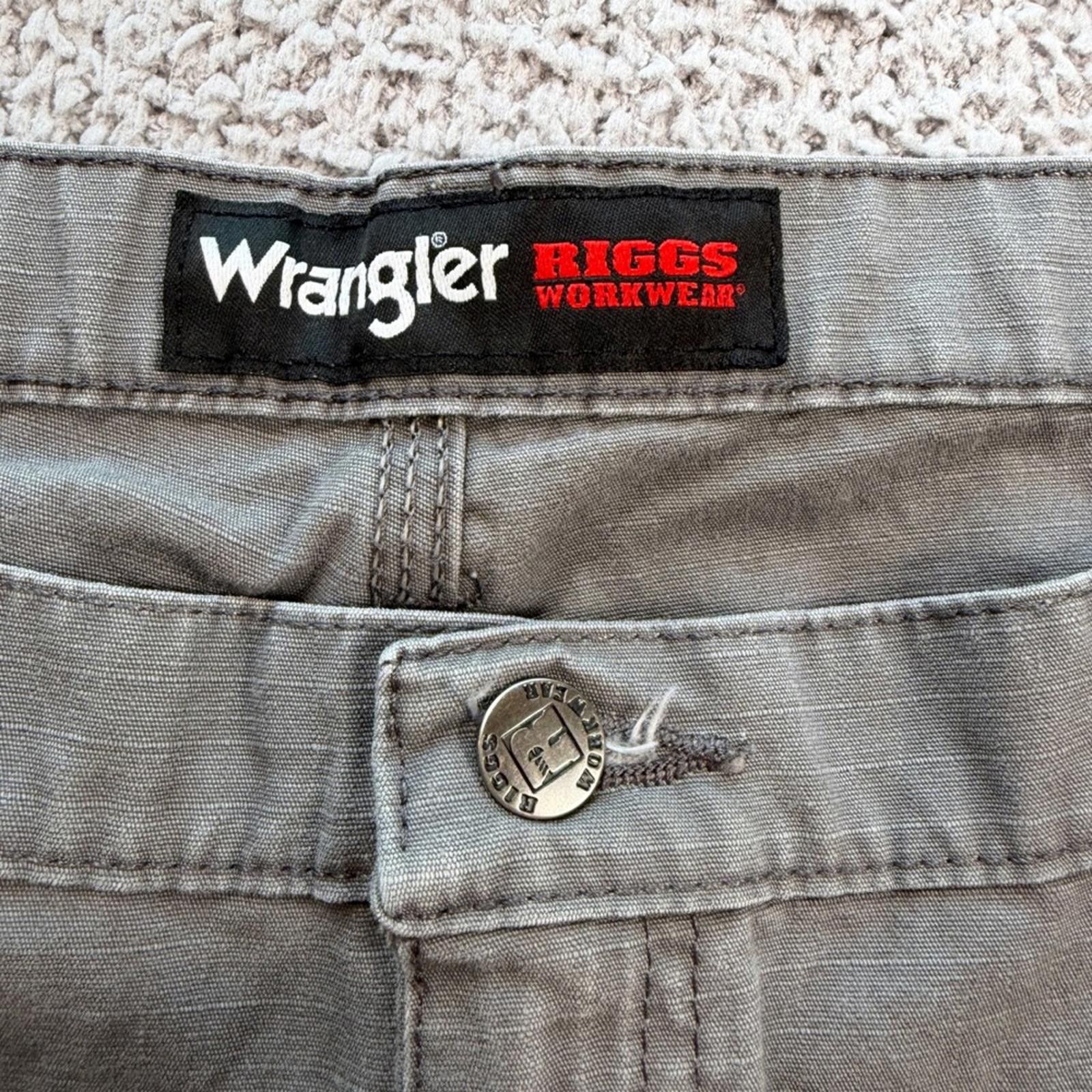 Wrangler Wrangler Riggs Workwear Mens 40x32 Grey Ripstop Cargo Pants Size US 40 / EU 56 - 5 Thumbnail