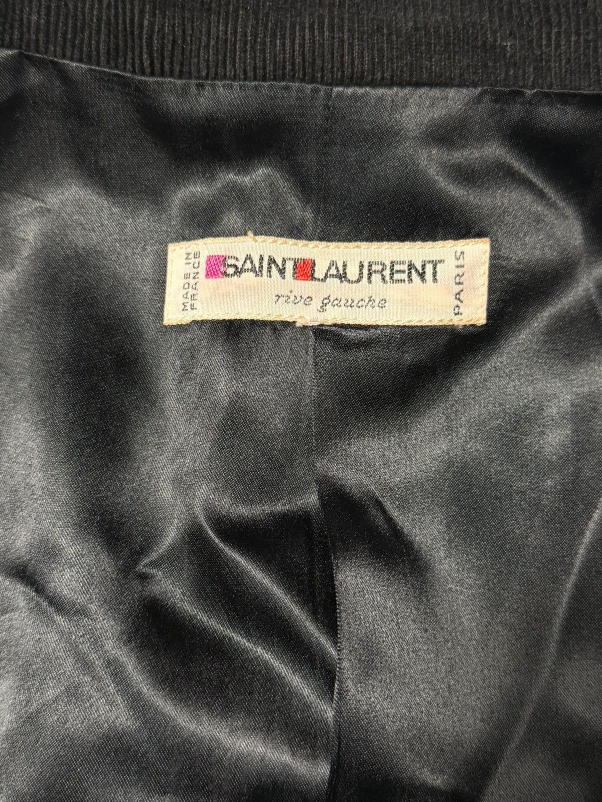 Saint Laurent Paris Vintage Saint Laurent Rive Gauche Wool Blazer Size M / US 6-8 / IT 42-44 - 11 Thumbnail
