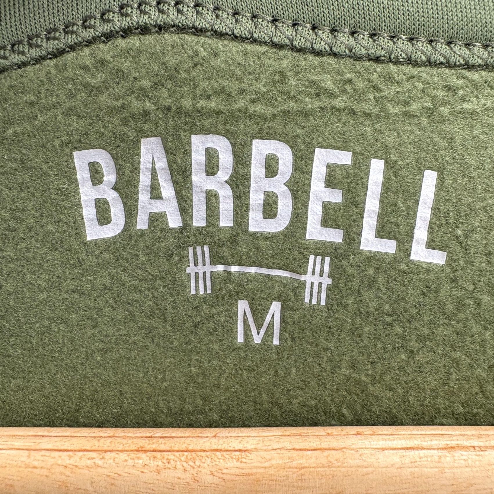 Vintage Barbell Apparel Sweatshirt Mens Medium Green Fleece Pullover Crewneck Graphic Print Size US M / EU 48-50 / 2 - 3 Thumbnail