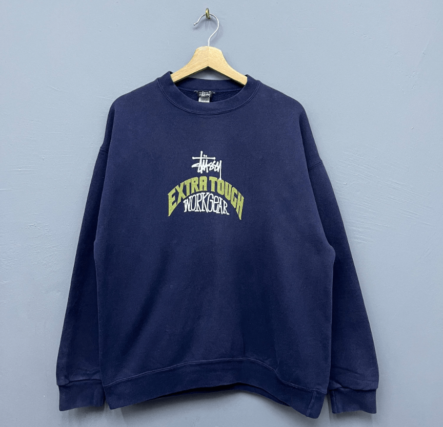 Stussy Vintage Stussy 80s Rare Item Sweetshirt Size US L / EU 52-54 / 3 - 1 Thumbnail