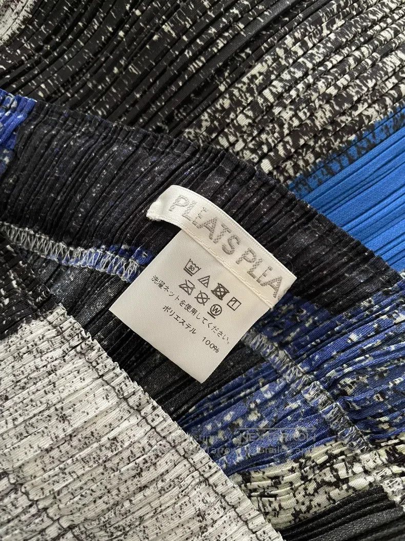 Issey Miyake Issey Miyake size:3 Color-Block Midi Skirt Size 22" - 3 Thumbnail