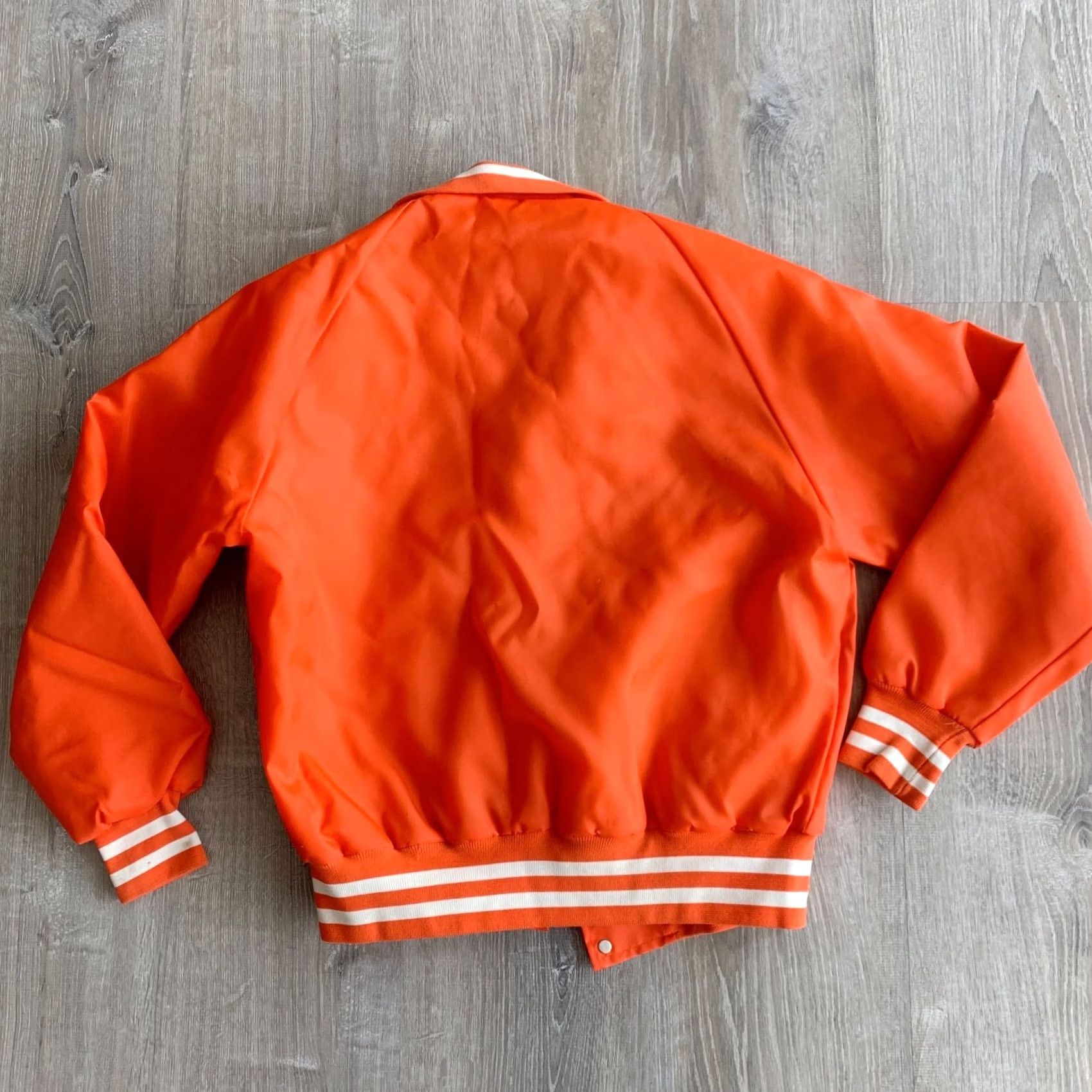 Vintage VINTAGE Weathercaster Jacket Mens Bomber Orange Medium Size US M / EU 48-50 / 2 - 7 Thumbnail
