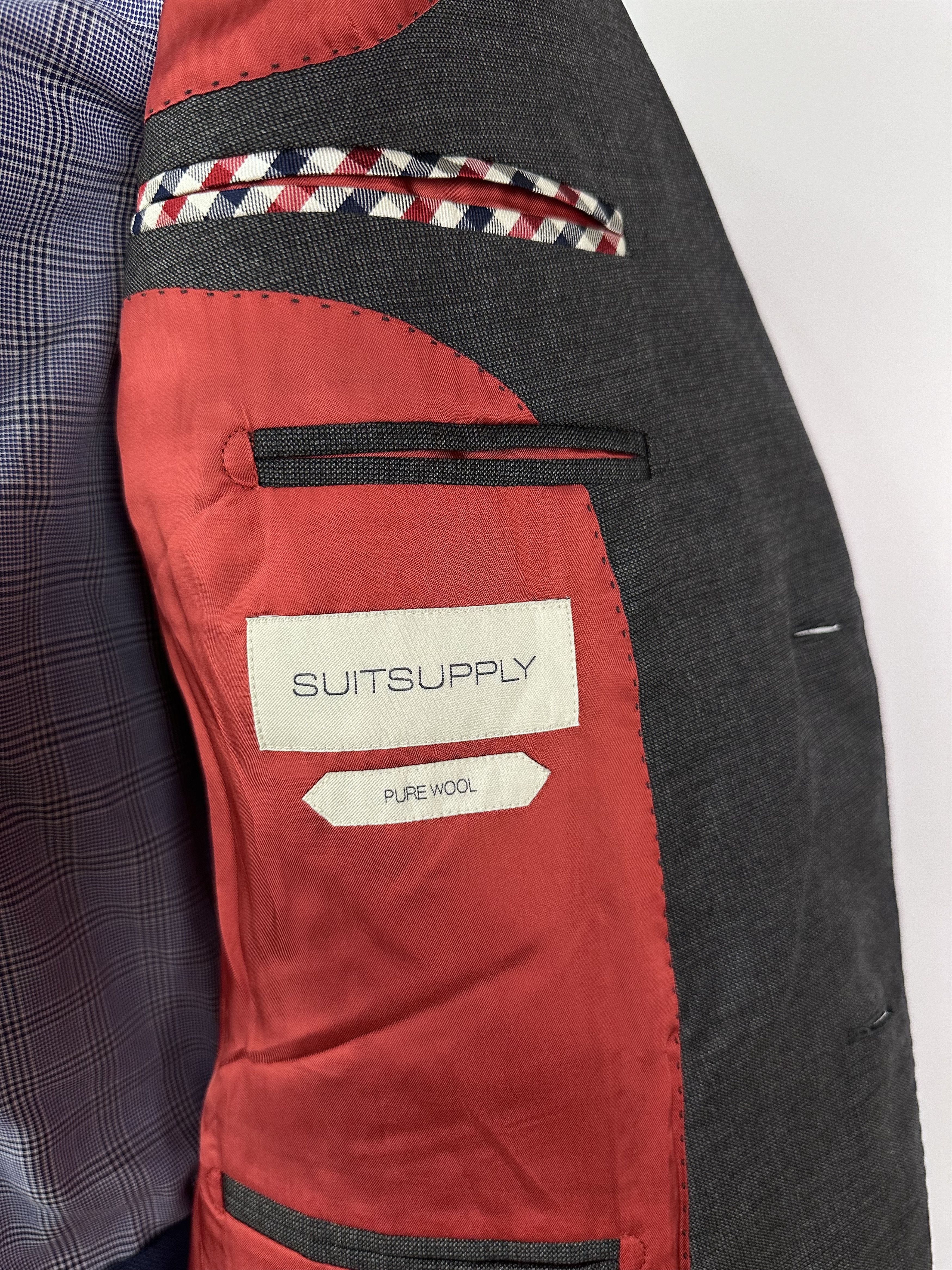 Suitsupply Suitsupply Vitale Barberis Canonico Wool Blazer Jacket Size 48L - 8 Thumbnail
