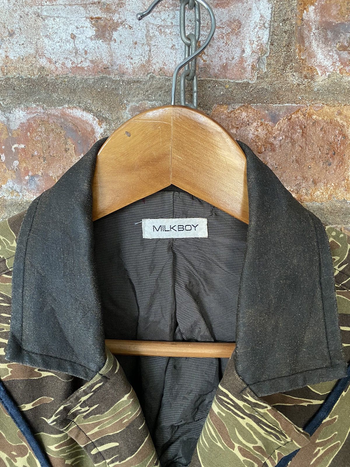 Japanese Brand 1990s MILKBOY Union Jack camo Military Jacket Size US L / EU 52-54 / 3 - 16 Thumbnail