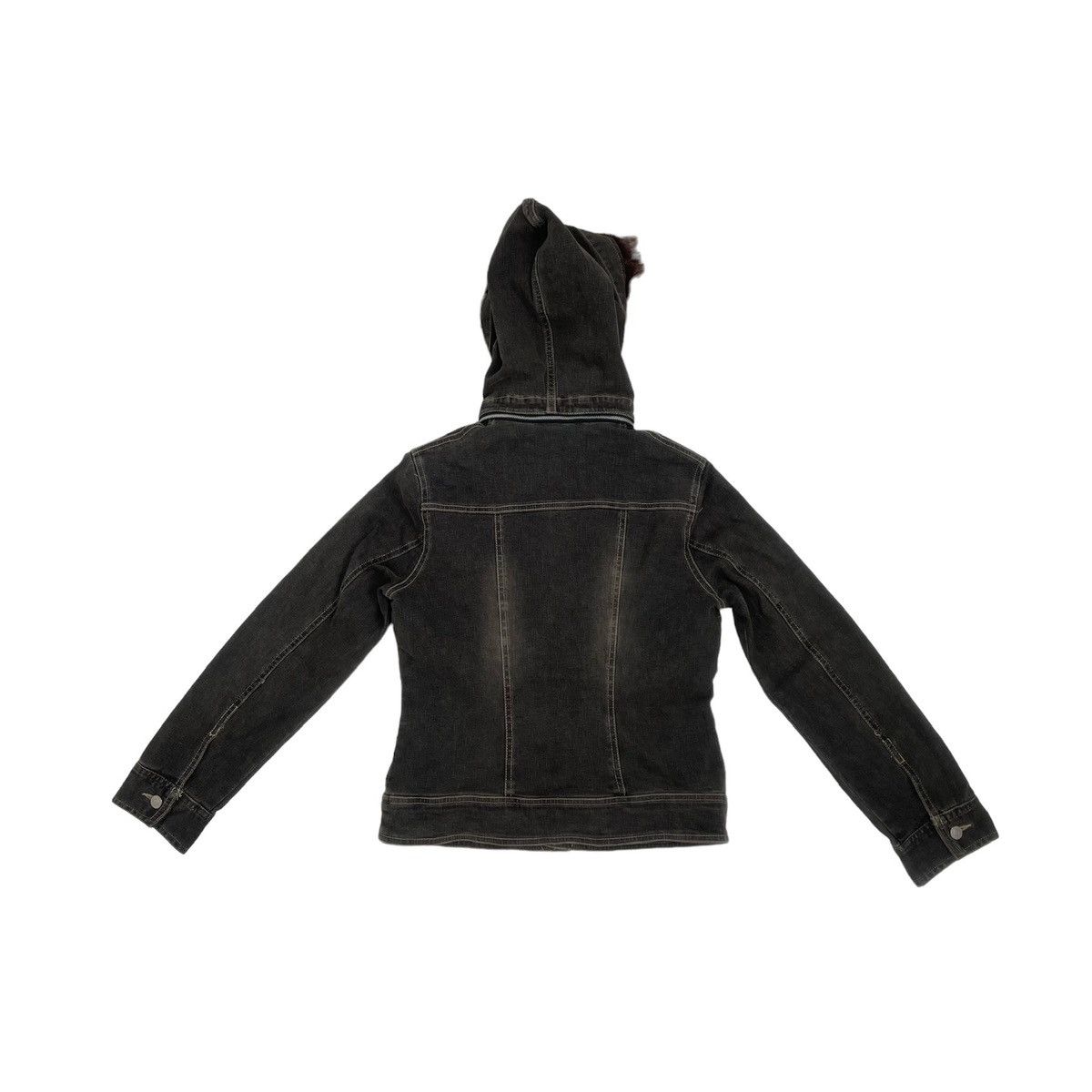 If Six Was Nine × Japanese Brand × Le Grande Bleu (L.G.B.) Fur Denim Jacket Nice Design Size US S / EU 44-46 / 1 - 2 Thumbnail