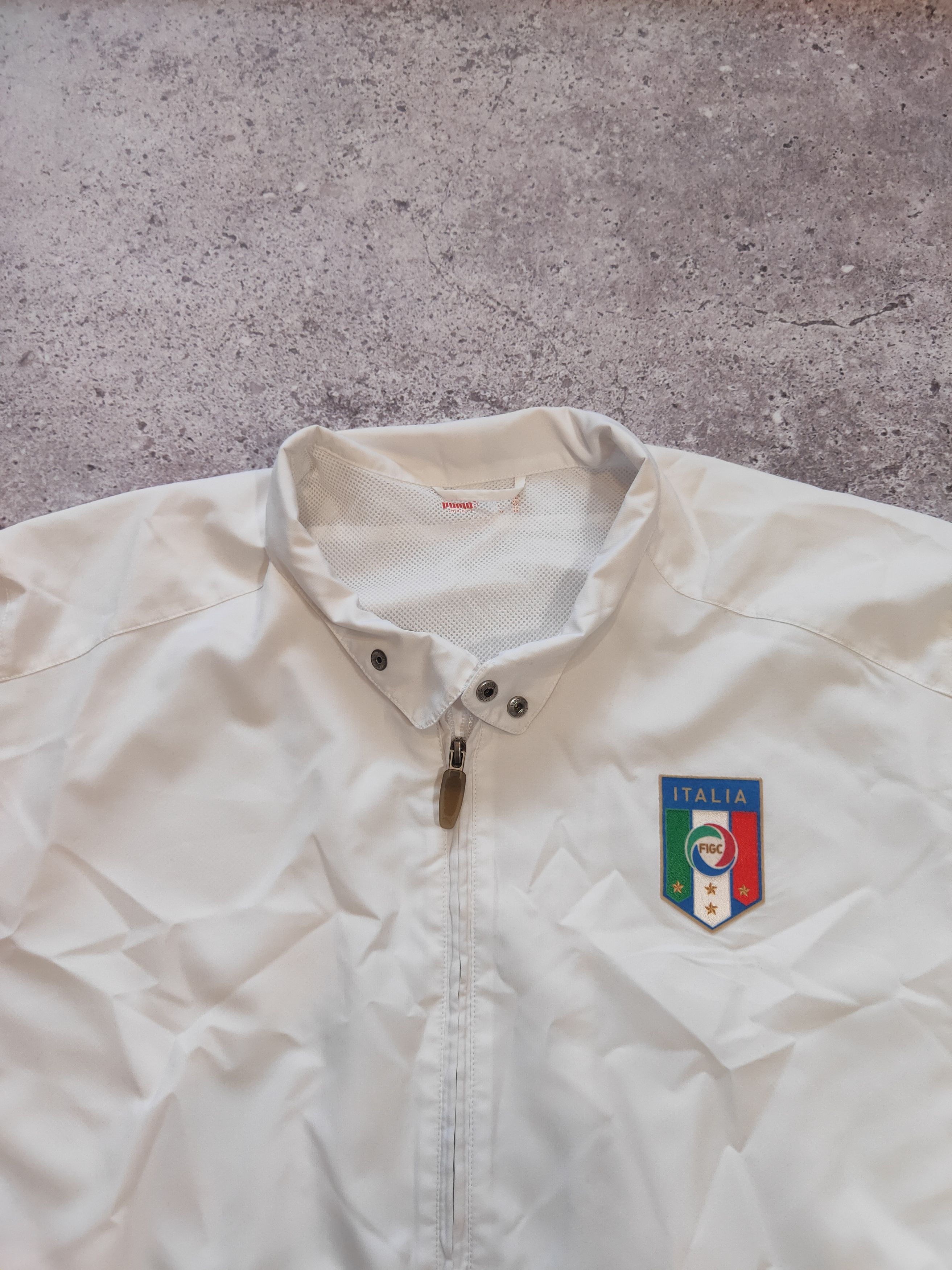 Puma × Vintage 🇮🇹Vintage Puma Italy Soccer Jersey Zip Retro Rare Hype Size US XXL / EU 58 / 5 - 7 Thumbnail