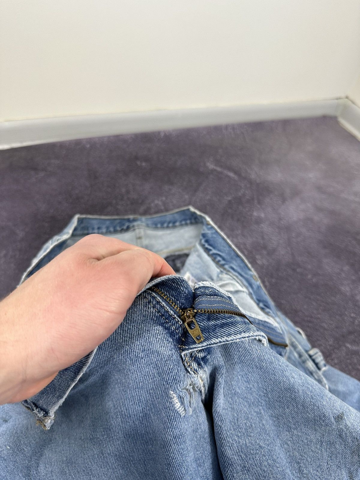 Dickies Vintage Dickies Light Blue Carpenter USA Opium Work Pants Size US 38 / EU 54 - 18 Thumbnail