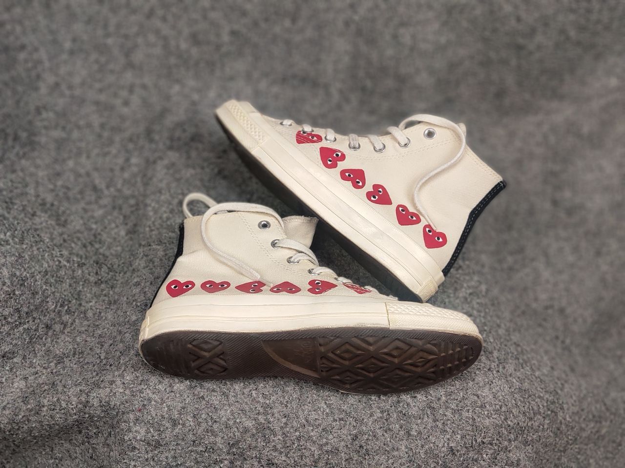 Comme des Garcons PLAY Comme de garcon play converse All Star High Top Sneakers Size US 6 / EU 39 - 2 Thumbnail