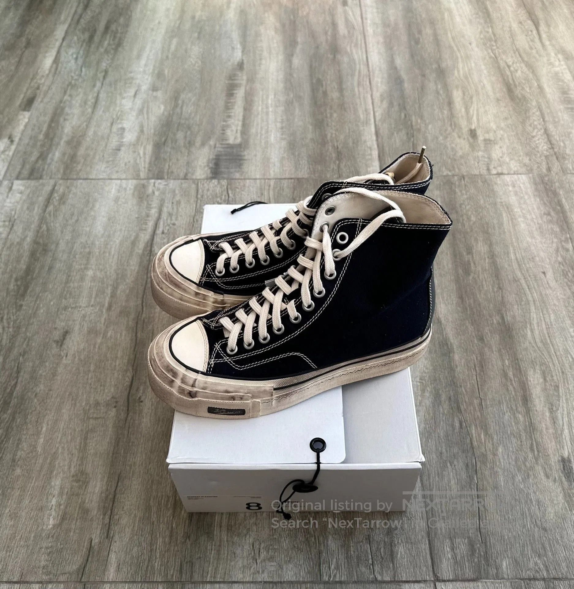 Visvim visvim skagway hi g.patten navy canvas shoes. Size US 8 / EU 41 - 2 Thumbnail