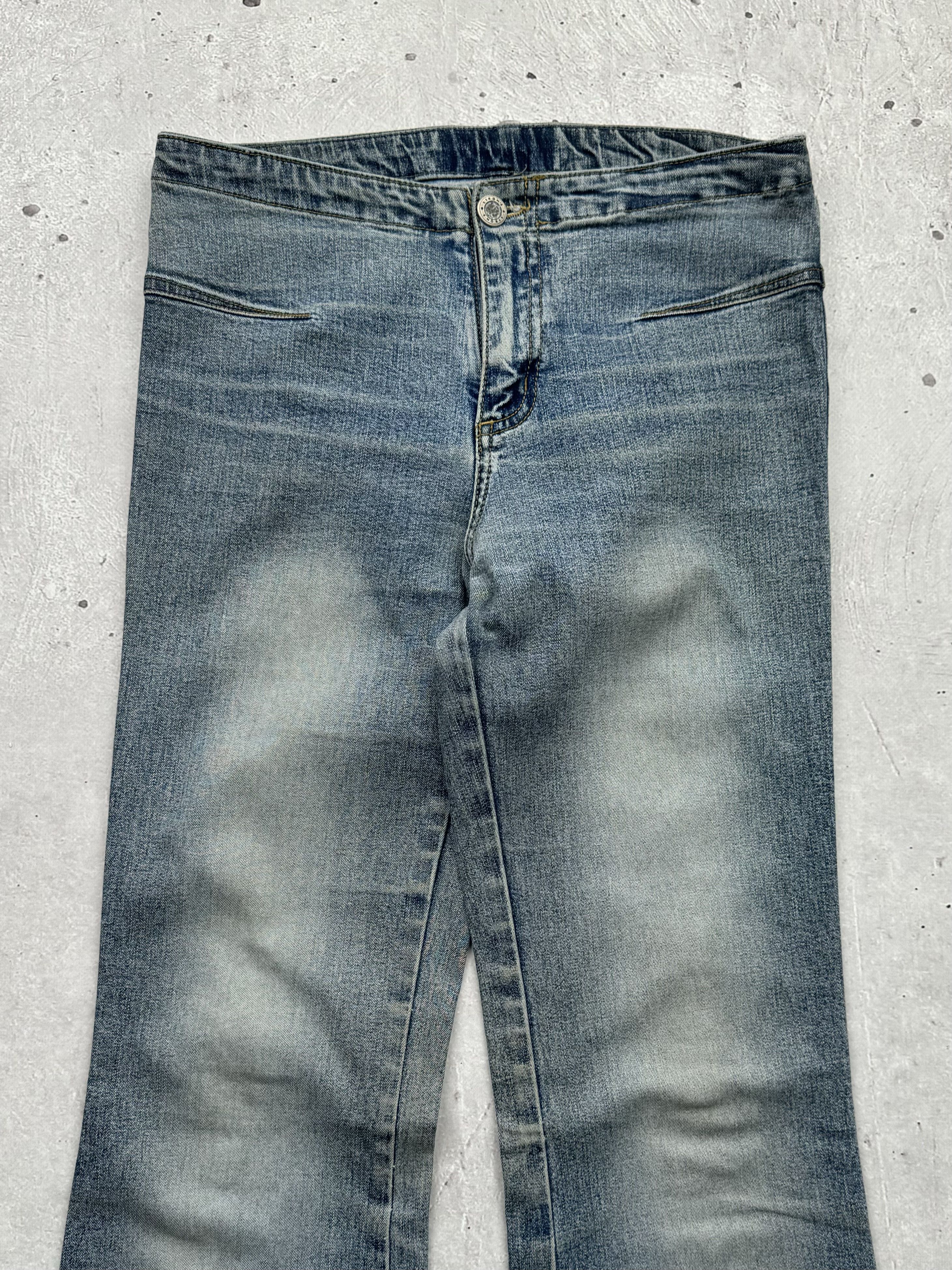 Japanese Brand × Vintage Vintage Flared Jeans Size 29" - 2 Thumbnail
