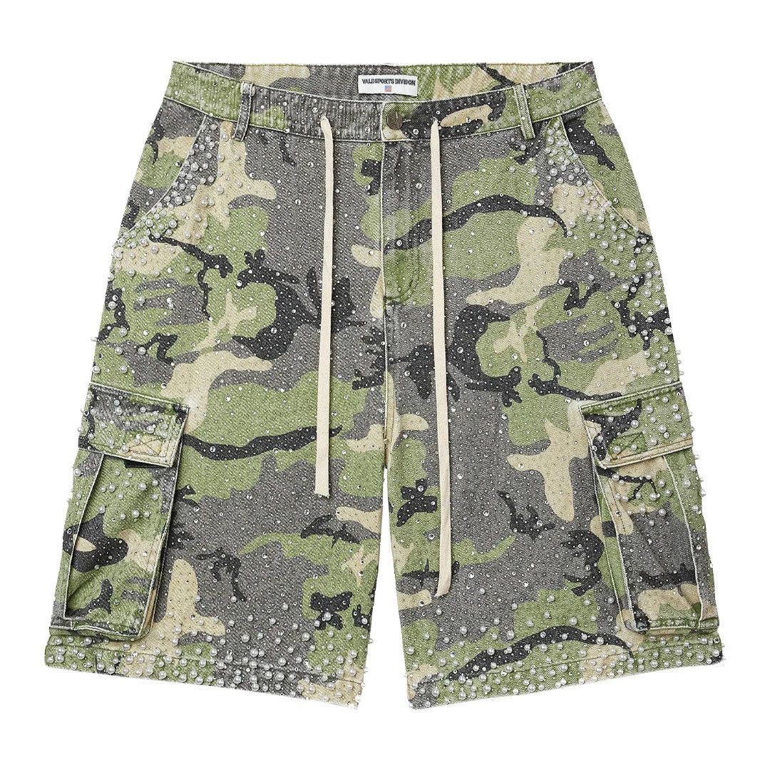 Vale Forever Soulja Camo Jorts 'Green/Camo' Size US 38 / EU 54 - 1 Thumbnail