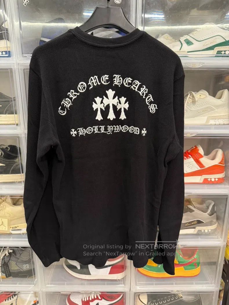 Chrome Hearts CHROME HEARTS Size L Silver buckle Henry collar three cross Size US L / EU 52-54 / 3 - 1 Thumbnail