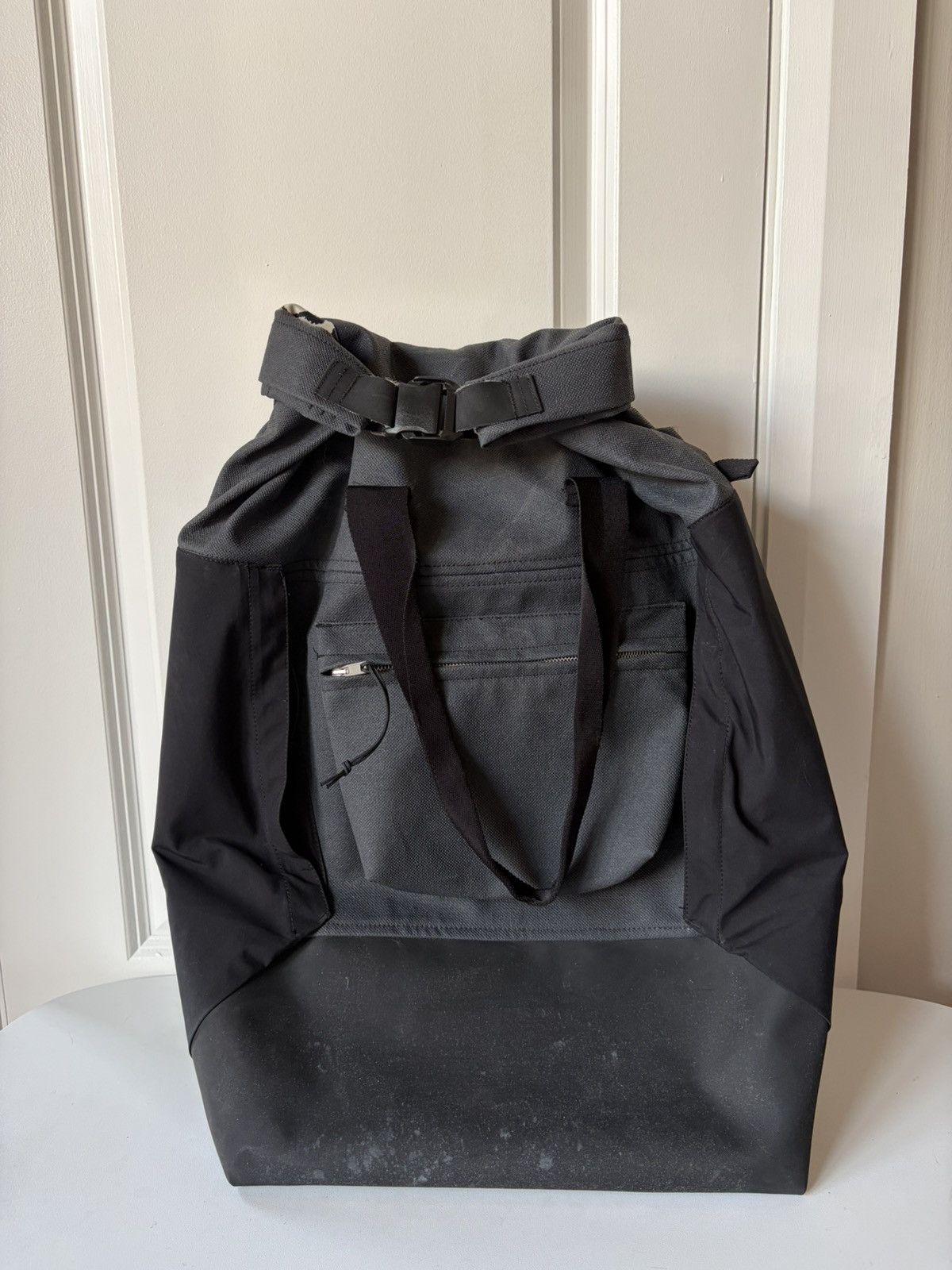 GR10K GR10K Coated Backpack Black Technical Utility Bag Size ONE SIZE - 1 Thumbnail