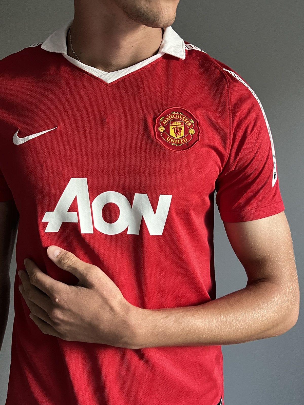 Nike Nike Manchester United 10-11 Home Soccer Jersey Size US S / EU 44-46 / 1 - 8 Thumbnail