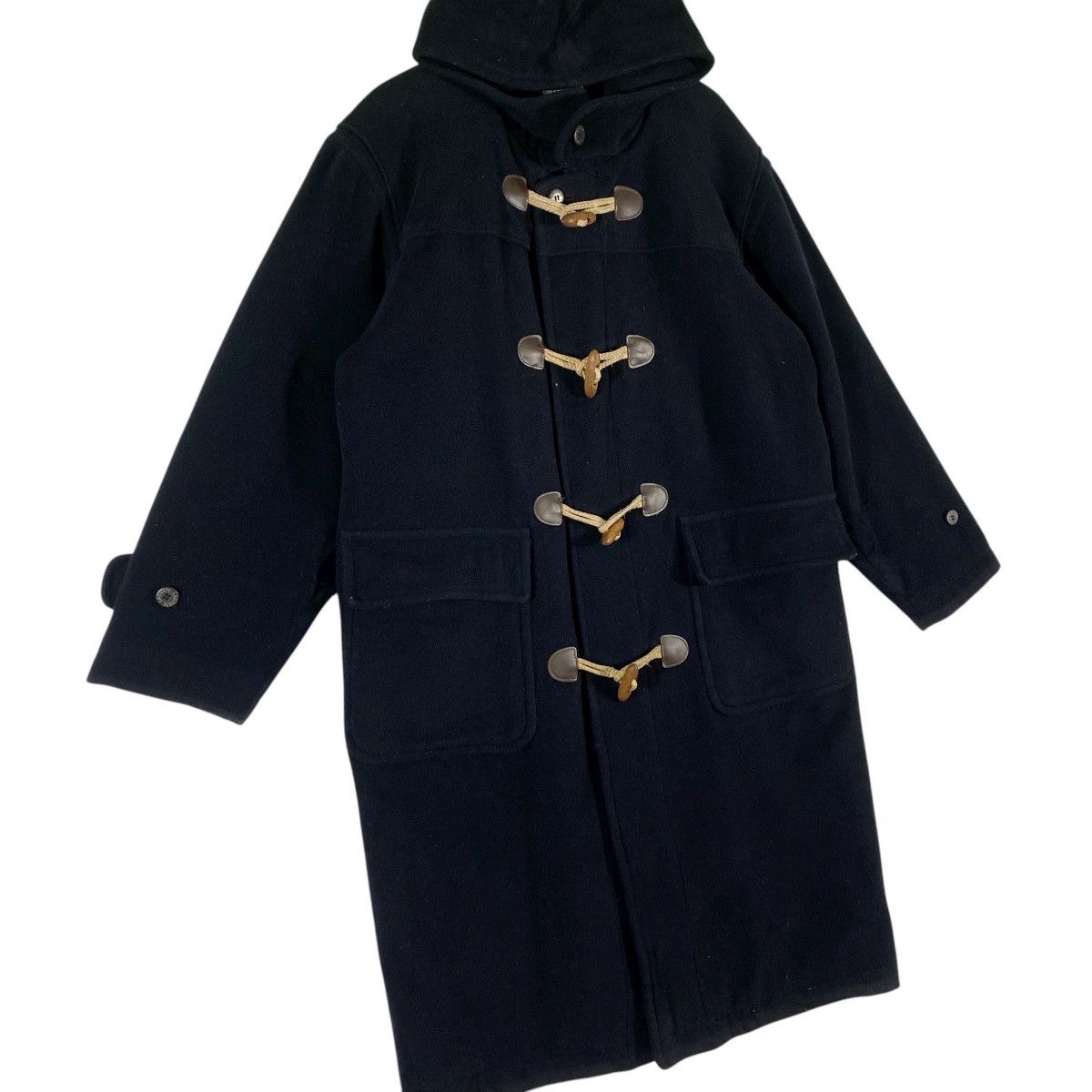 Lacoste Lacoste Wool Duffle Coat Size 3 (Fit L) Black Colour Size US L / EU 52-54 / 3 - 4 Thumbnail