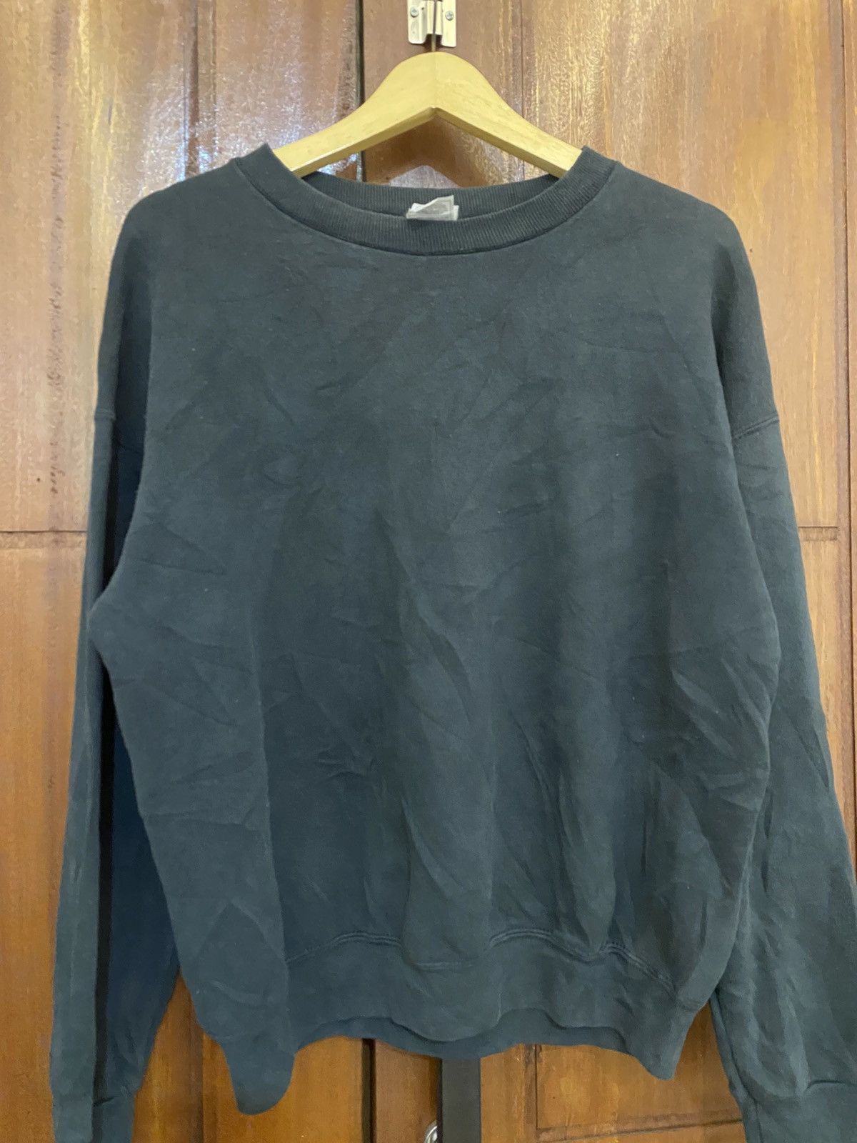 Vintage Vintage Blank Sweatshirt 90s Size US M / EU 48-50 / 2 - 2 Thumbnail