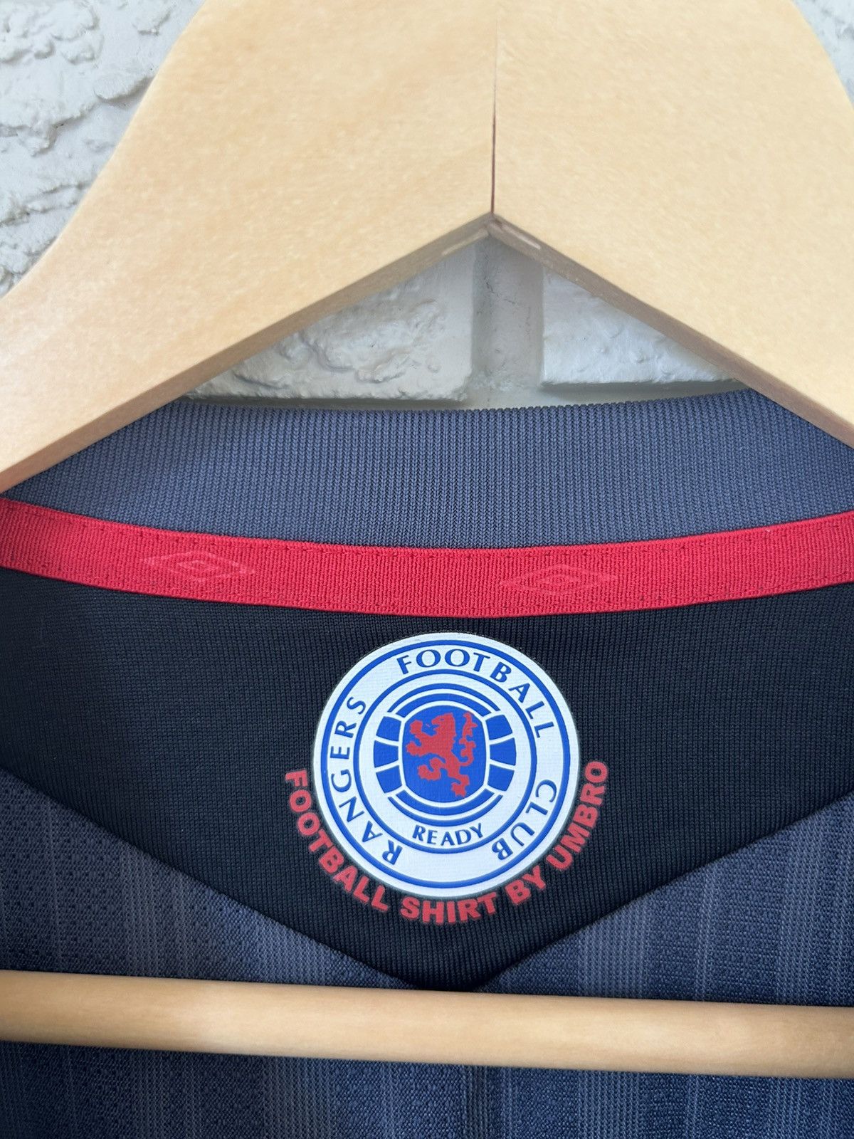 Umbro Vintage Umbro Glasgow Rangers Nacho Novo 2007 Jersey Size US L / EU 52-54 / 3 - 11 Thumbnail