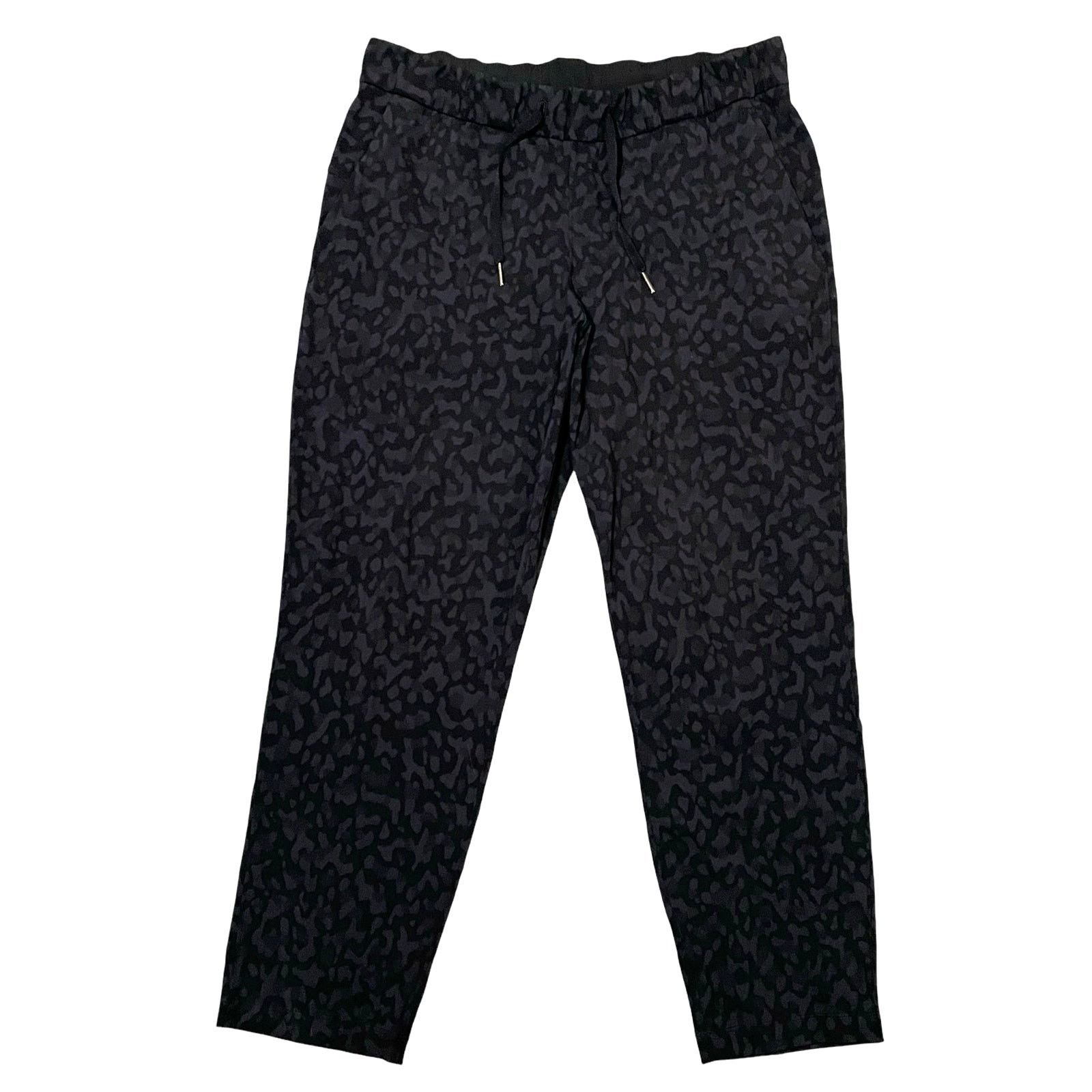 Lululemon Lululemon On the Fly 7/8 Pant Formation Camo Deep Coal Gray Size 32" / US 10 / IT 46 - 2 Thumbnail