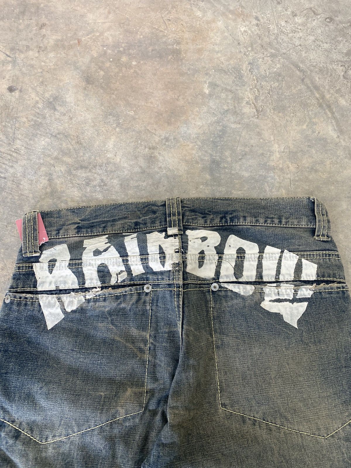Hysteric Glamour Sick☠️ DS Claw Flare Jeans Distressed Punk Grunge Gothic Lgb Size US 31 - 15 Thumbnail