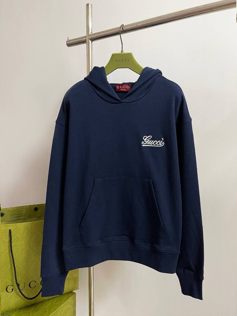 Gucci Gucci logo hoodie Size US S / EU 44-46 / 1 - 2 Thumbnail
