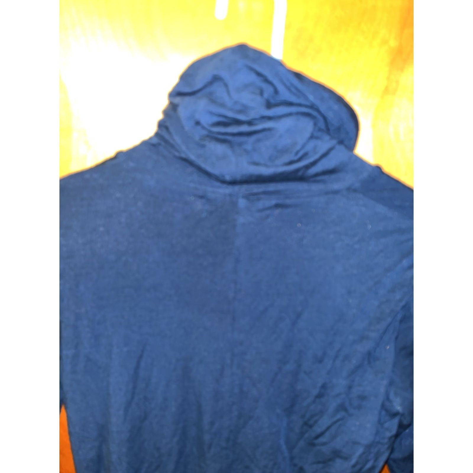 Vintage Groceries Apparel Women's Turtleneck Pullover Blouse Small Navy Blue Long Sleeve Casual Office Workwear Size S / US 4 / IT 40 - 6 Thumbnail