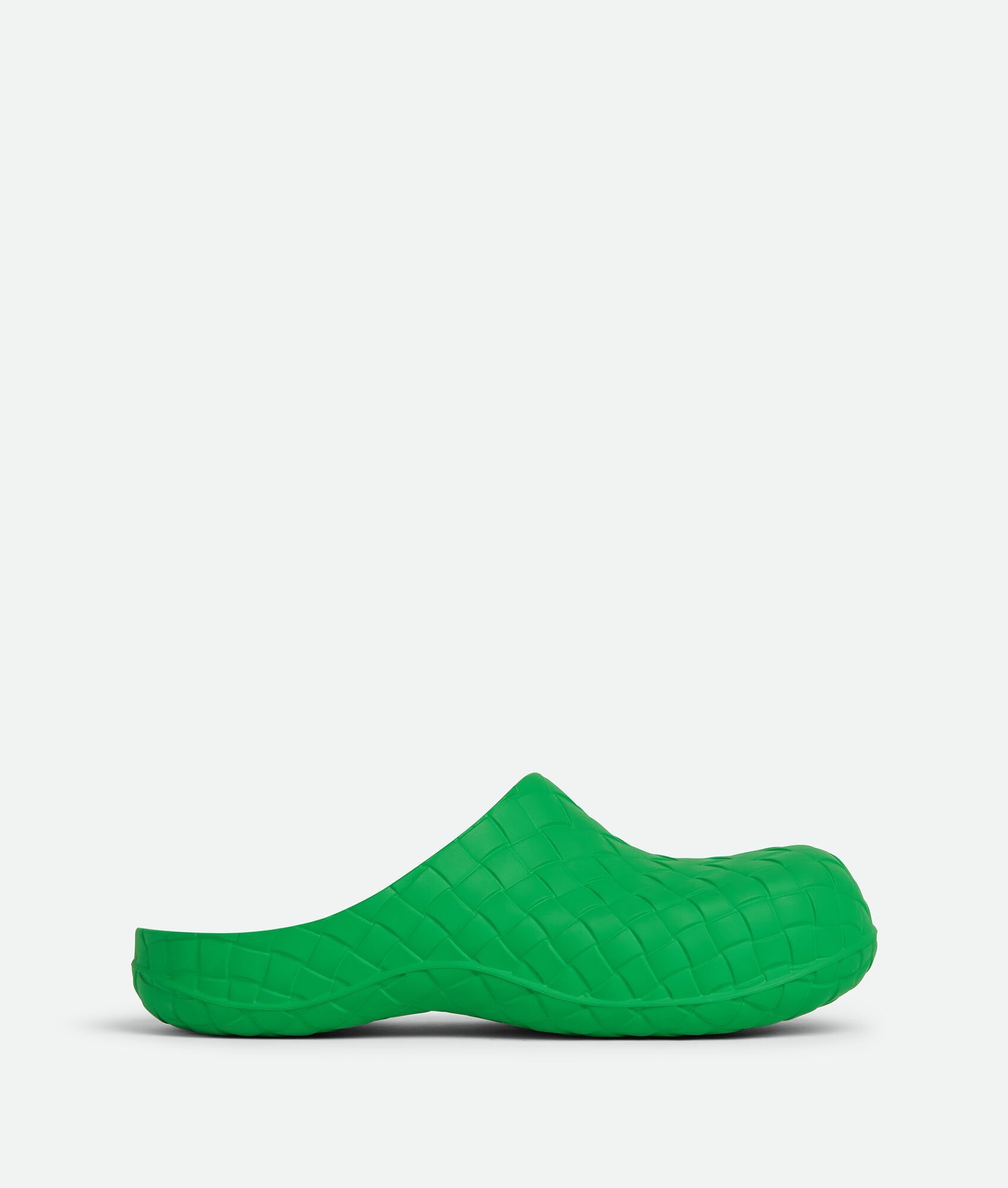 image of Bottega Veneta Beebee Rubber Clogs In Green Shoes, Men's (Size 11)