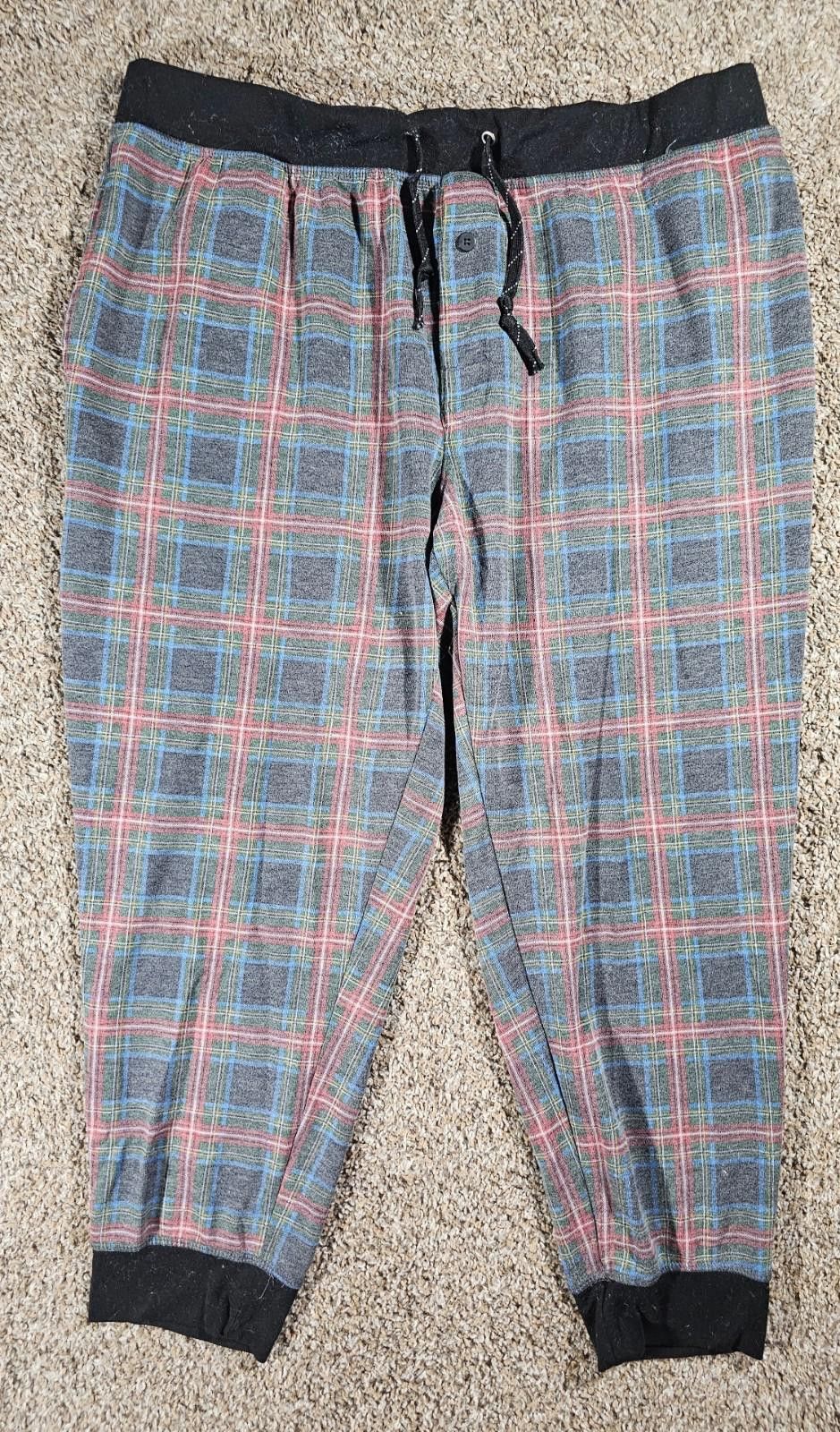Fruit Of The Loom fruit of the loom XL plaid drawstring lounge pants Size ONE SIZE - 1 Thumbnail