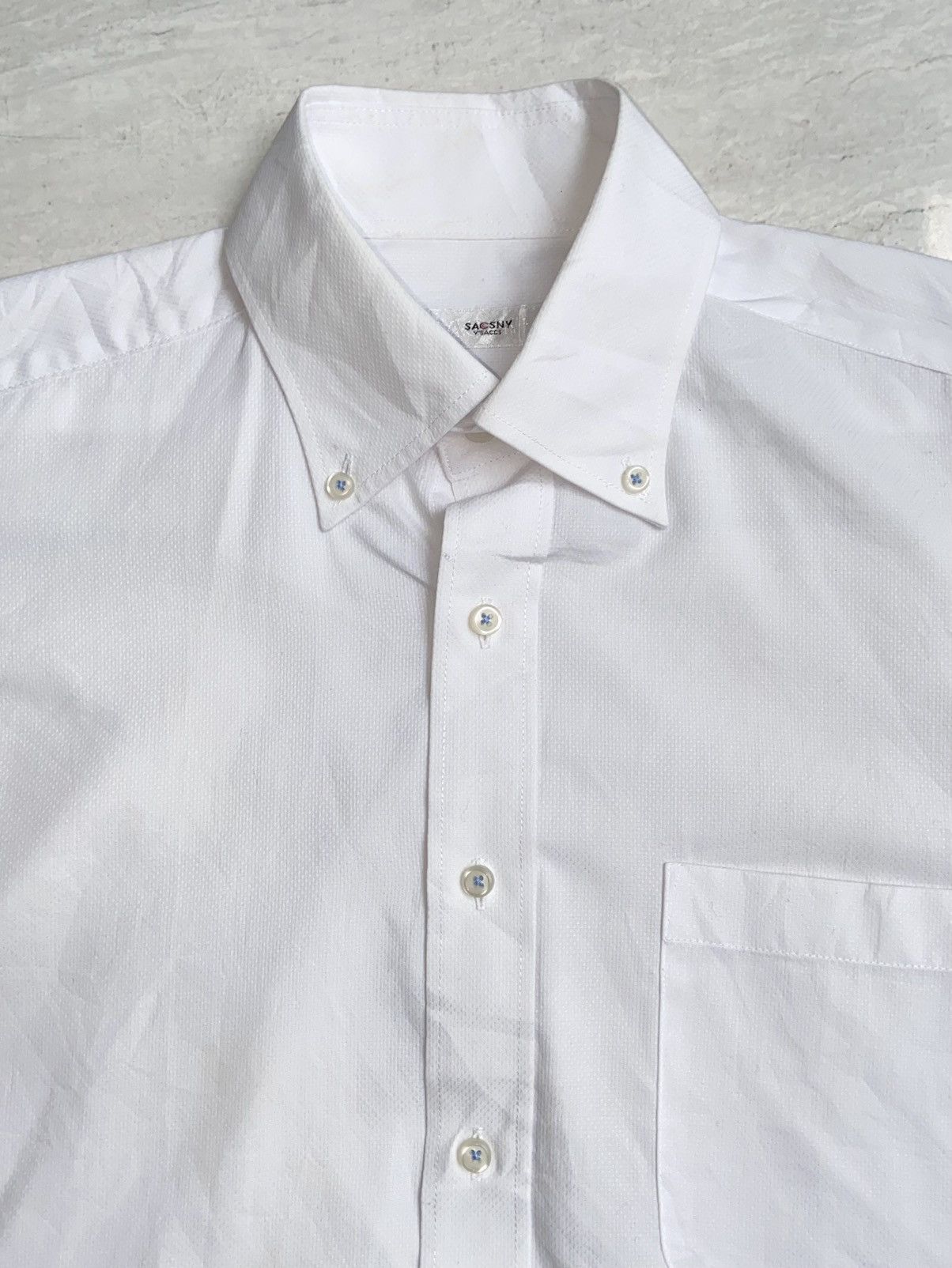 Designer × Japanese Brand × Yohji Yamamoto SACSNY Y’SACCS White Shirt Size US S / EU 44-46 / 1 - 9 Thumbnail