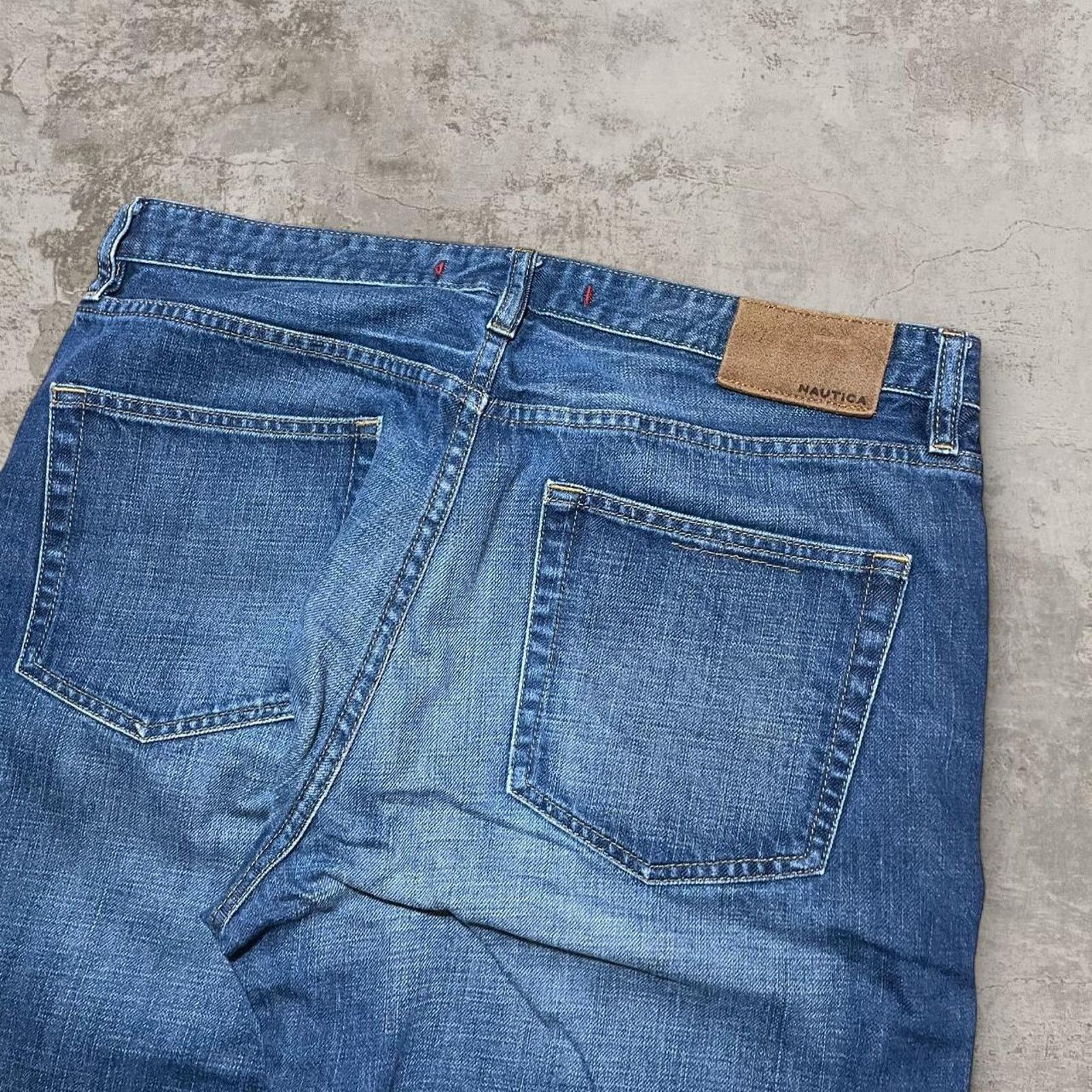 Nautica Dark blue náutica y2k denim jeans with a baggy fit 36x30 Size US 36 / EU 52 - 2 Thumbnail