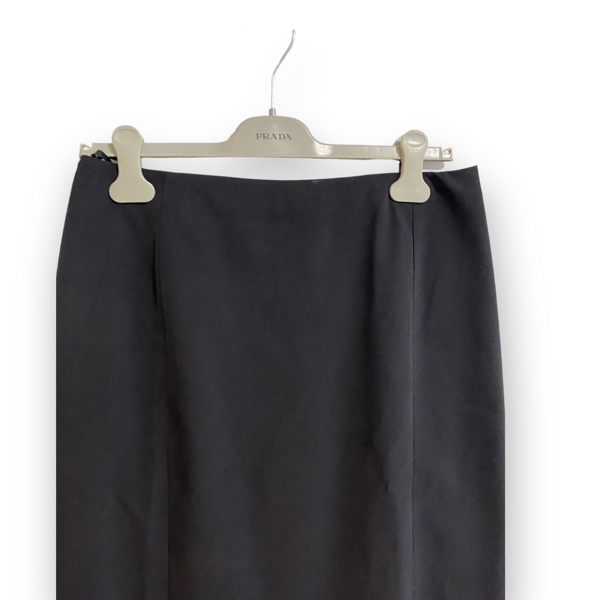 Prada Prada Archival 90s Tech Stretch Pencil Skirt IT46 Size 32" / US 10 / IT 46 - 4 Thumbnail
