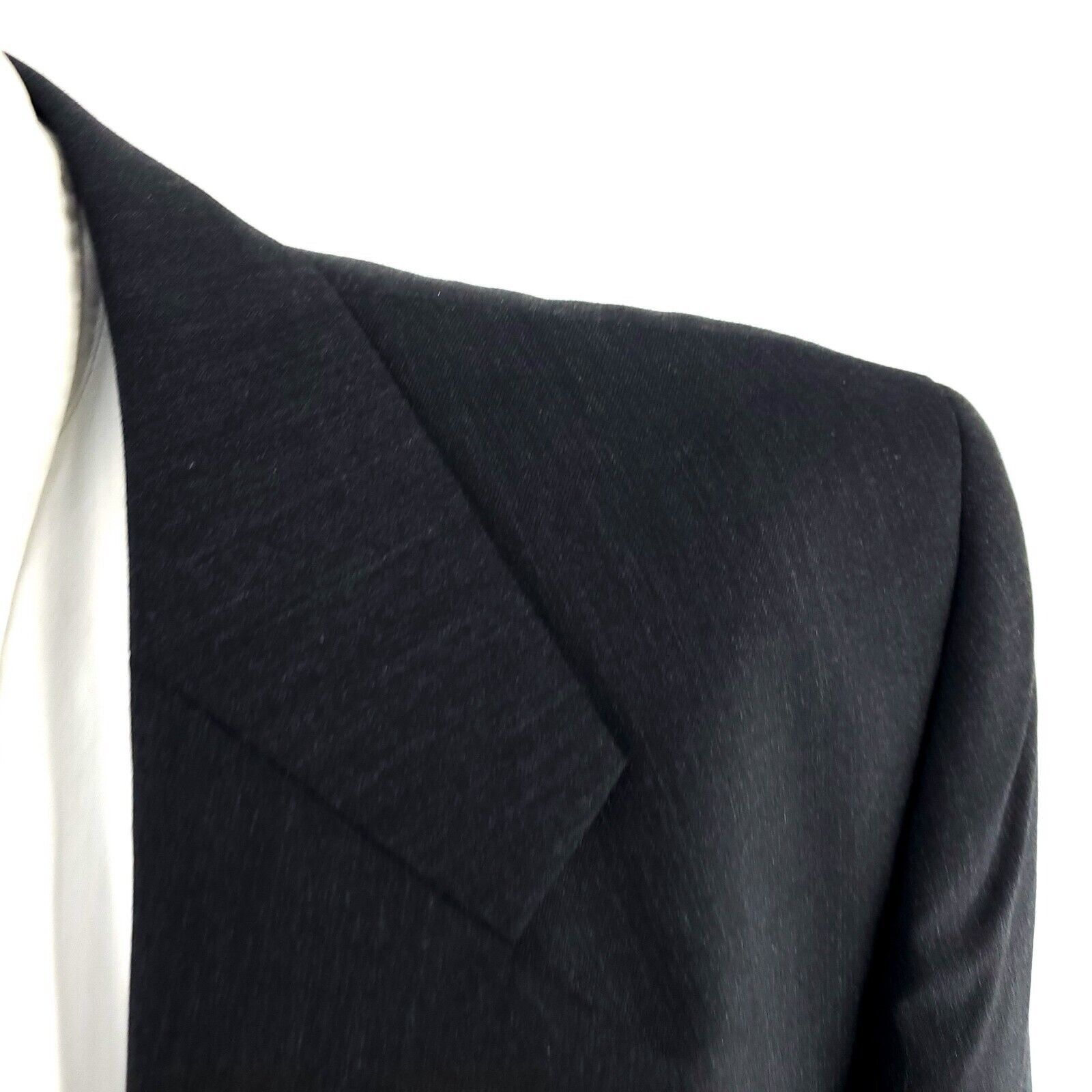 Joseph & Feiss Joseph Feiss Comfort Stretch Wool 2 Button Blazer 46R Gray Size 46R - 2 Thumbnail