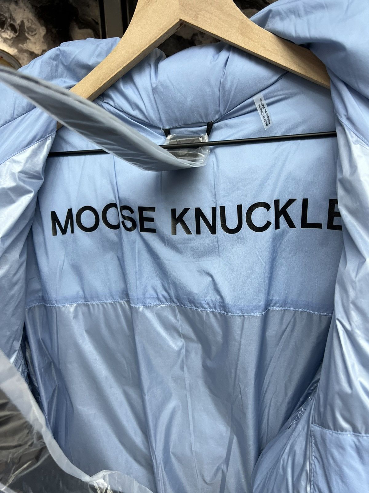 Moose Knuckles Moose Knuckle Baby Blue Puffer Size US L / EU 52-54 / 3 - 11 Thumbnail