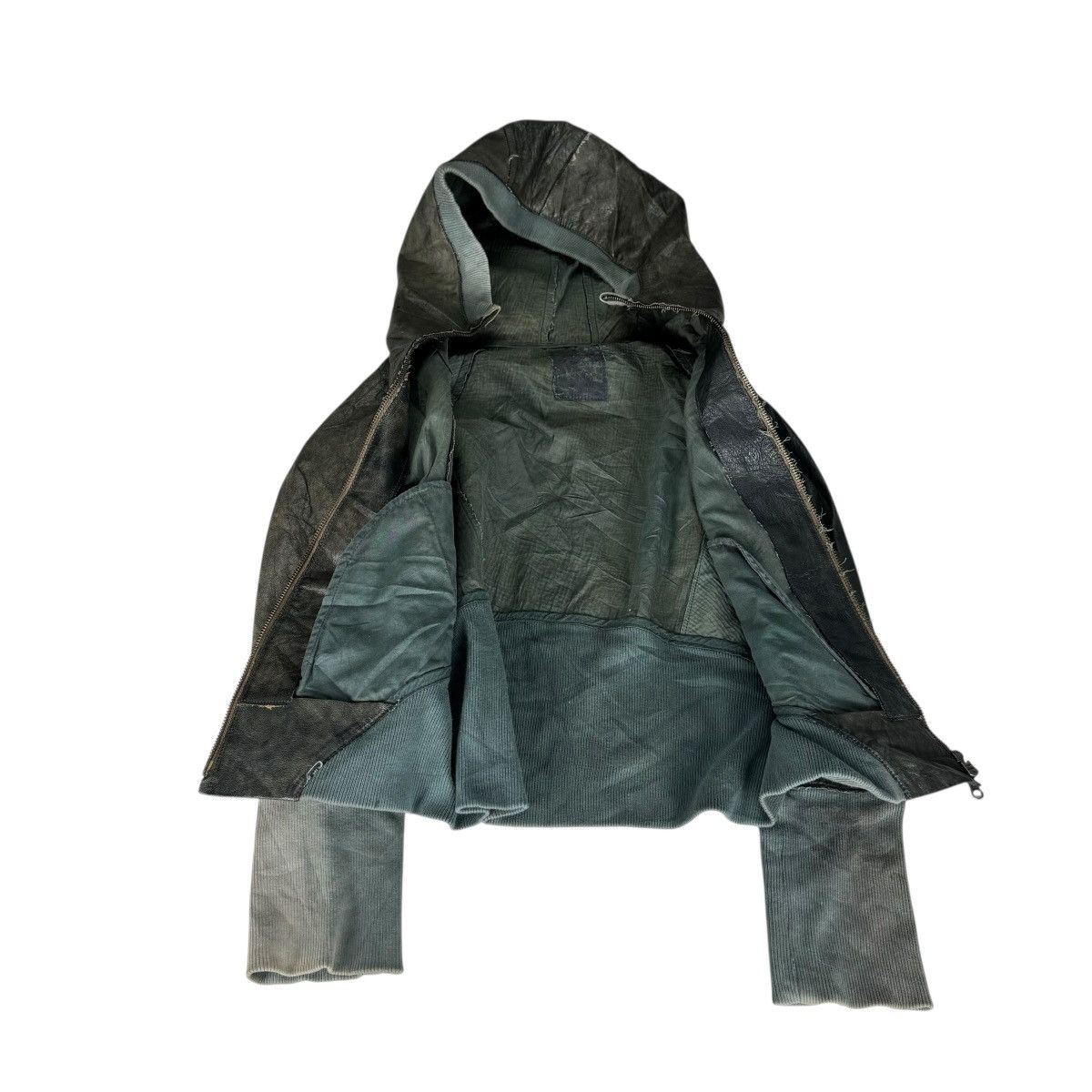 If Six Was Nine 🌟REAL POINT HOODIE GOAT LEATHER JACKET Size US S / EU 44-46 / 1 - 11 Thumbnail