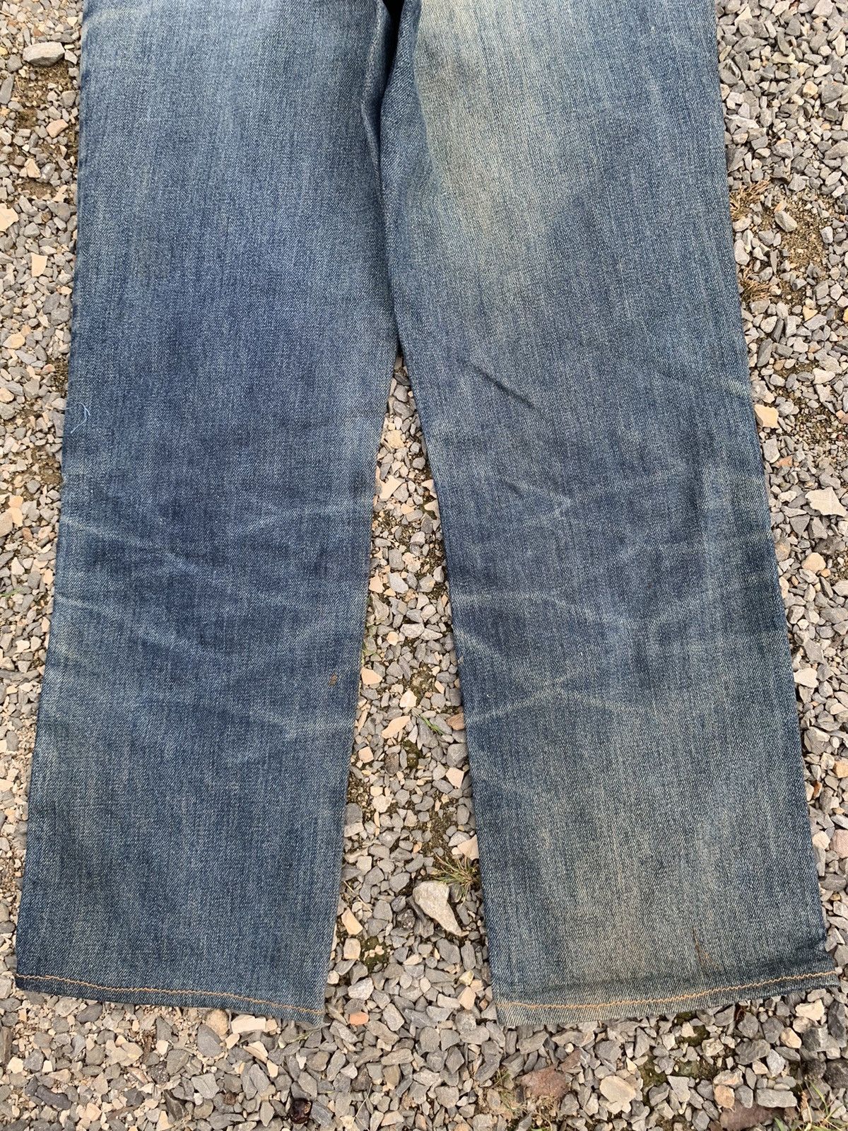 Kapital VINTAGE GL HEART RUSTY JAPANESE DISTRESSED DENIM Size US 28 / EU 44 - 8 Thumbnail