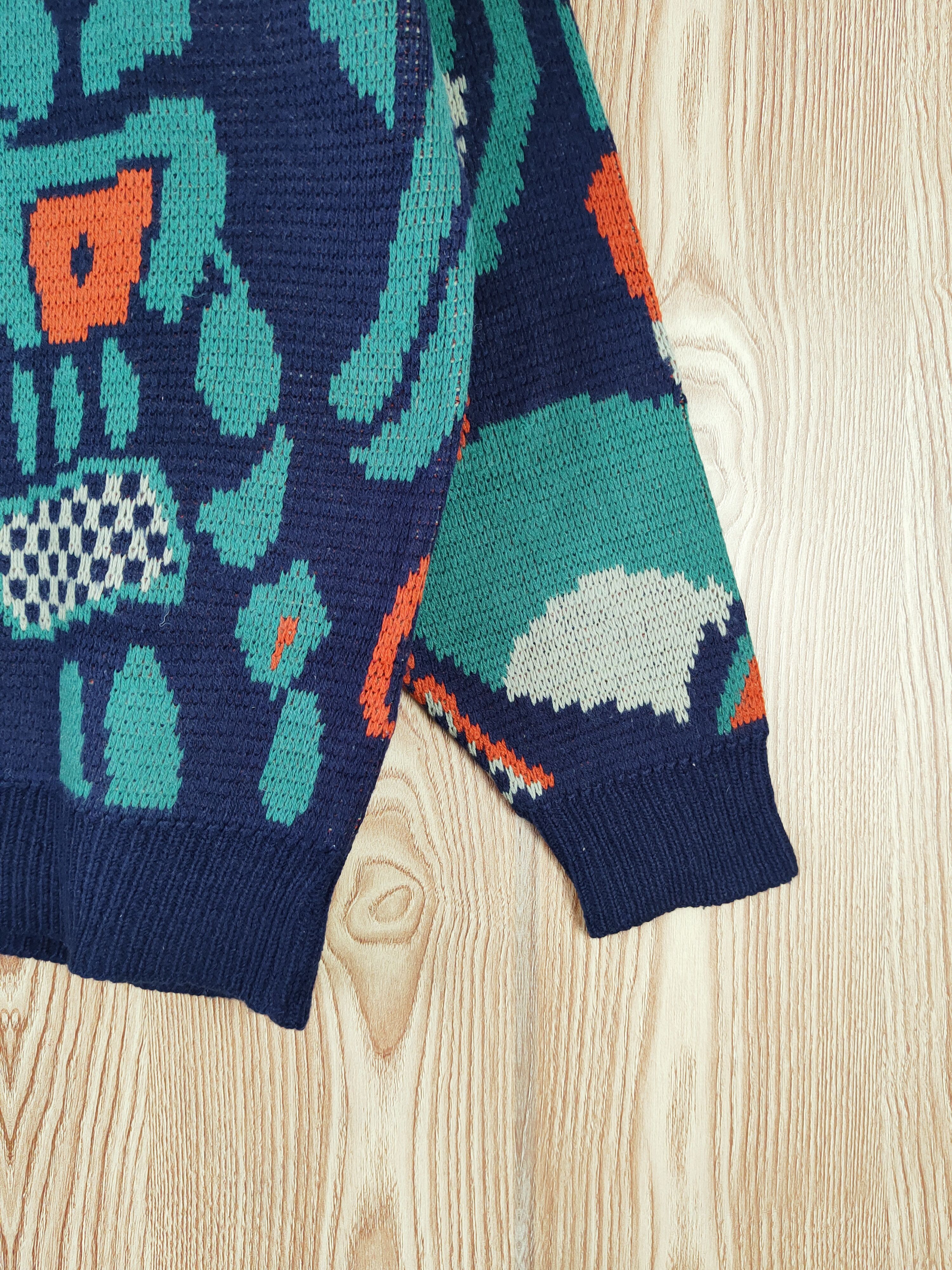 Homespun Knitwear DL Carlo Farini Dark Blue Knitwear vintage Sweatshirts #W042 Size US M / EU 48-50 / 2 - 6 Thumbnail